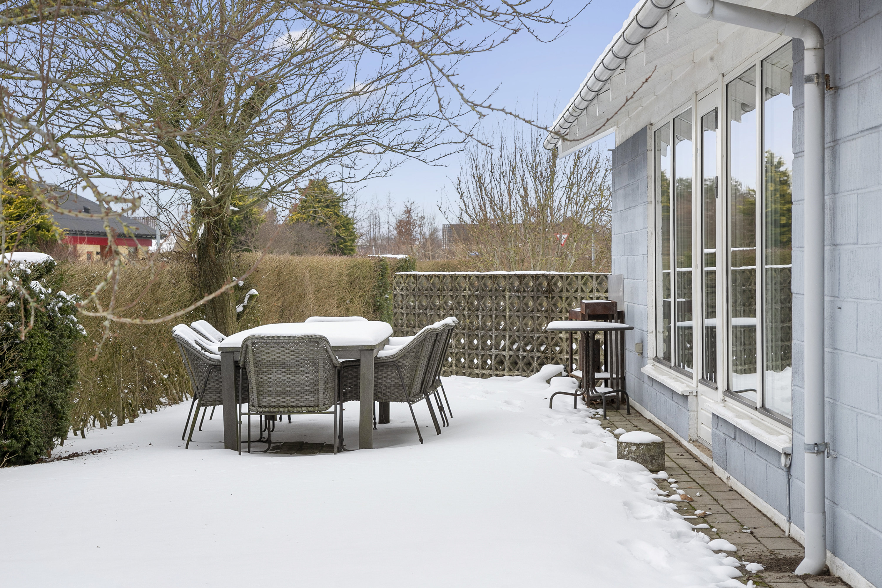 Fremhævet terrasse billede i fuldskærmstilstand. Billede af Ternevej 2, 9700 Brønderslev