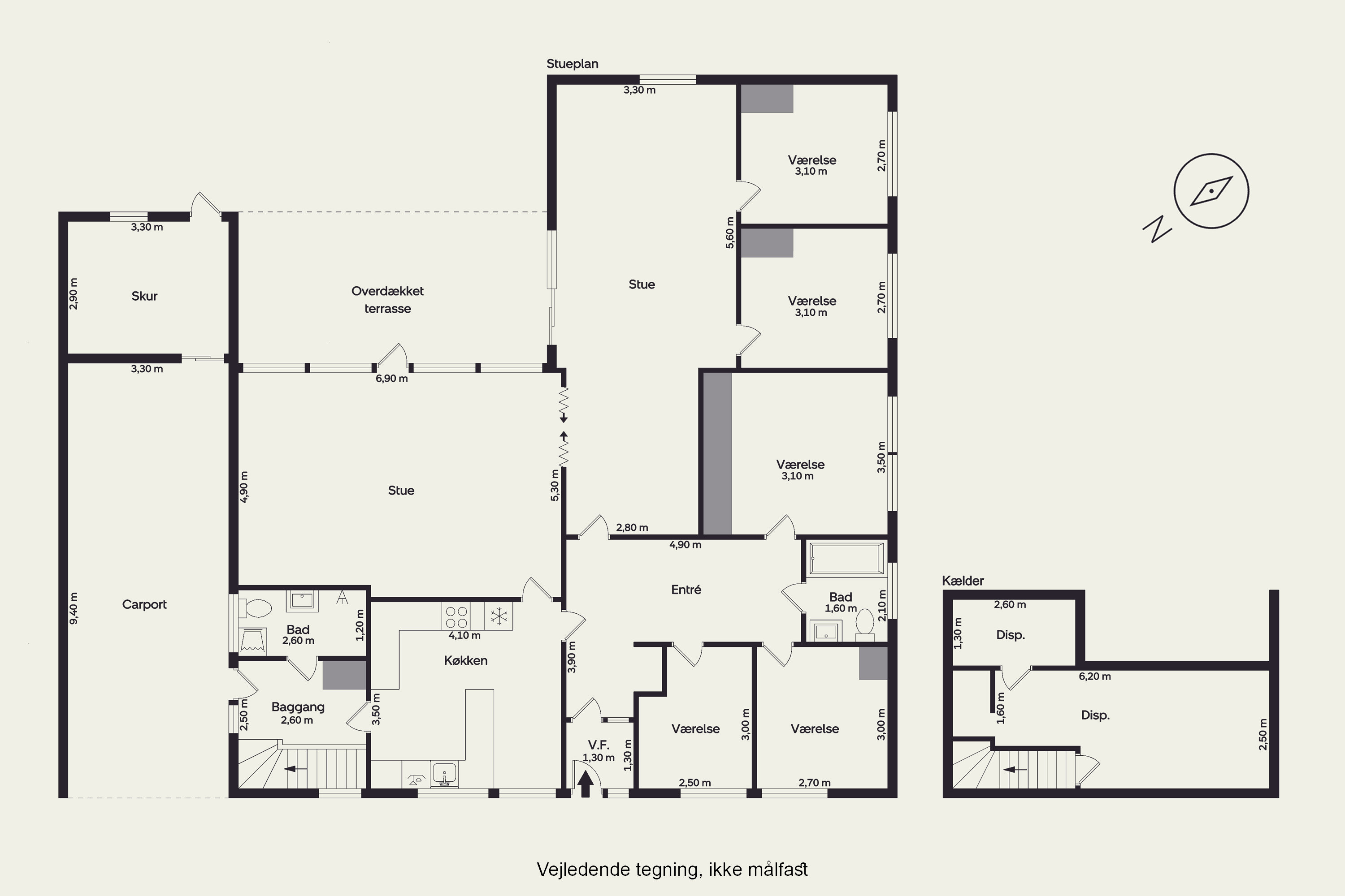 Plantegninger billede af Skrænten 47, 6870 Ølgod