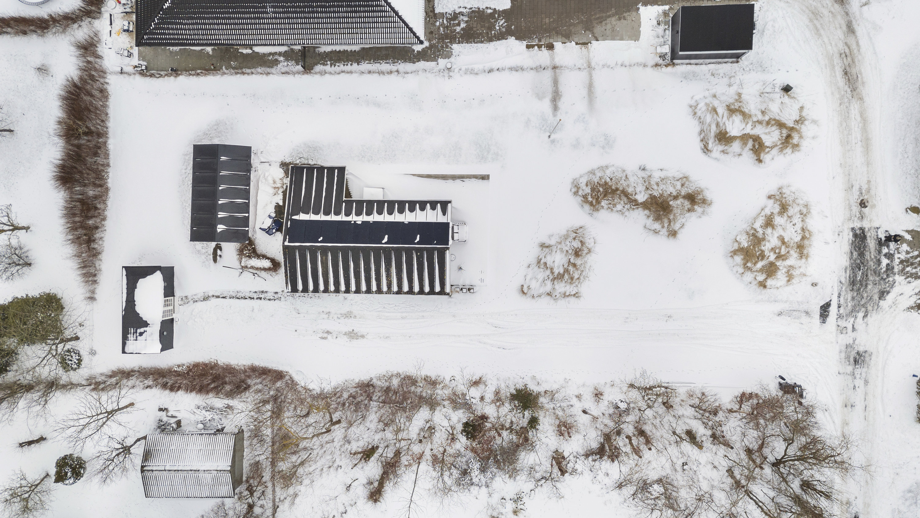 Fremhævet luftfoto billede i fuldskærmstilstand. Billede af Rughaven 15A, 9970 Strandby