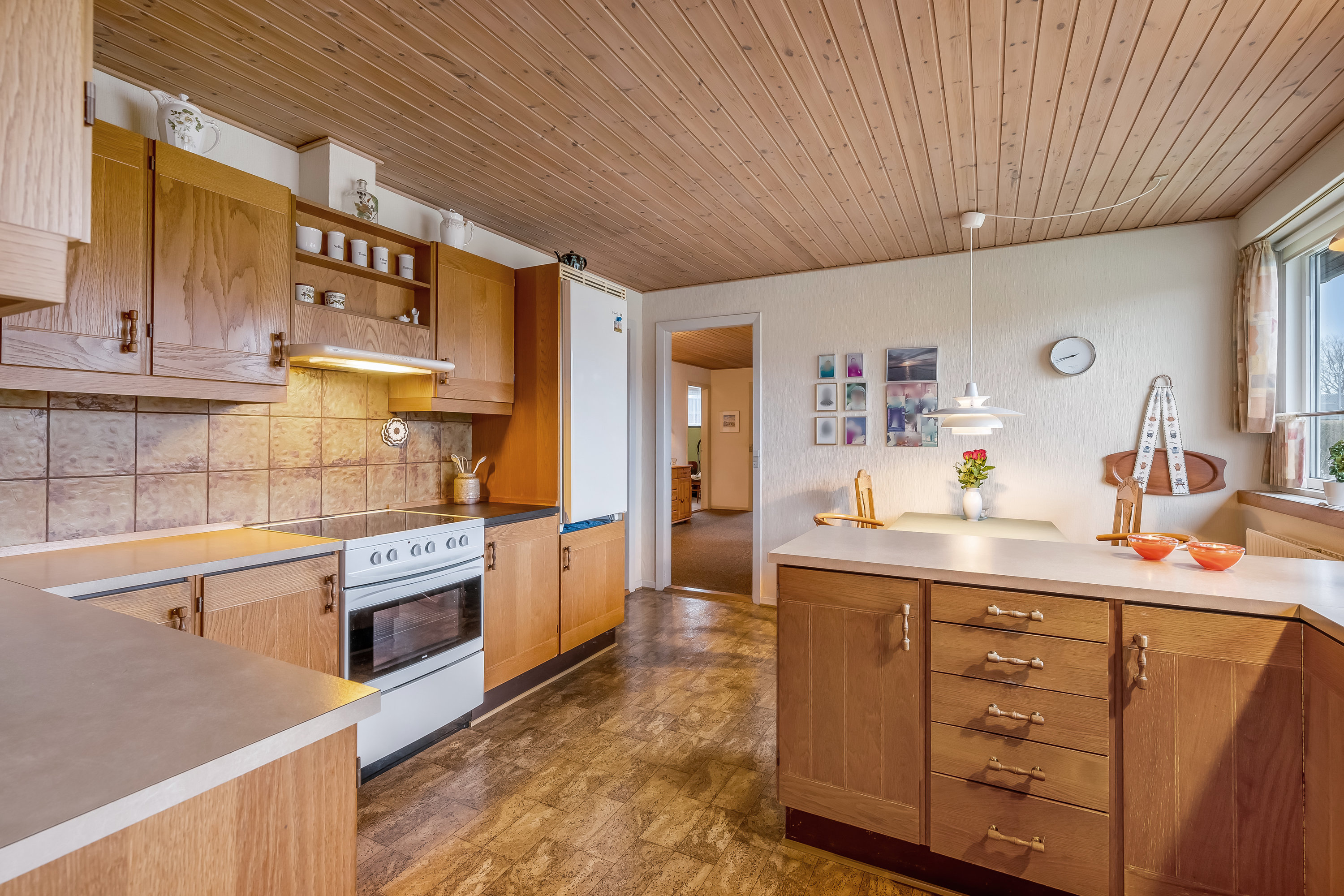 Fremhævet køkken billede i fuldskærmstilstand. Billede af Skrænten 47, 6870 Ølgod