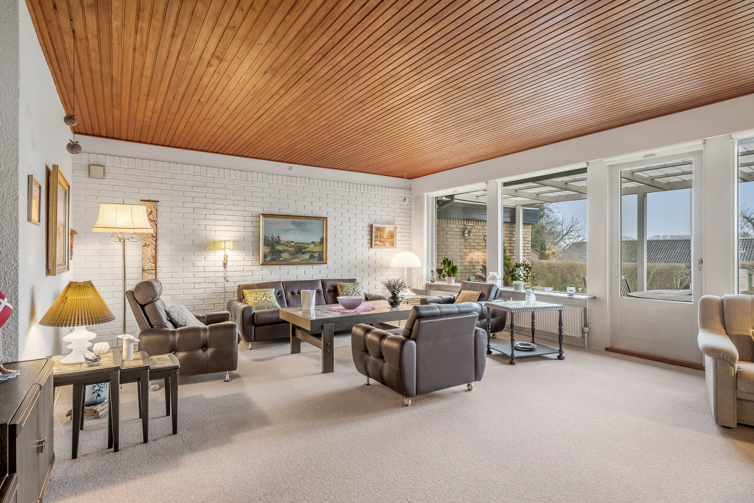 Fremhævet stue billede i fuldskærmstilstand. Billede af Skrænten 47, 6870 Ølgod