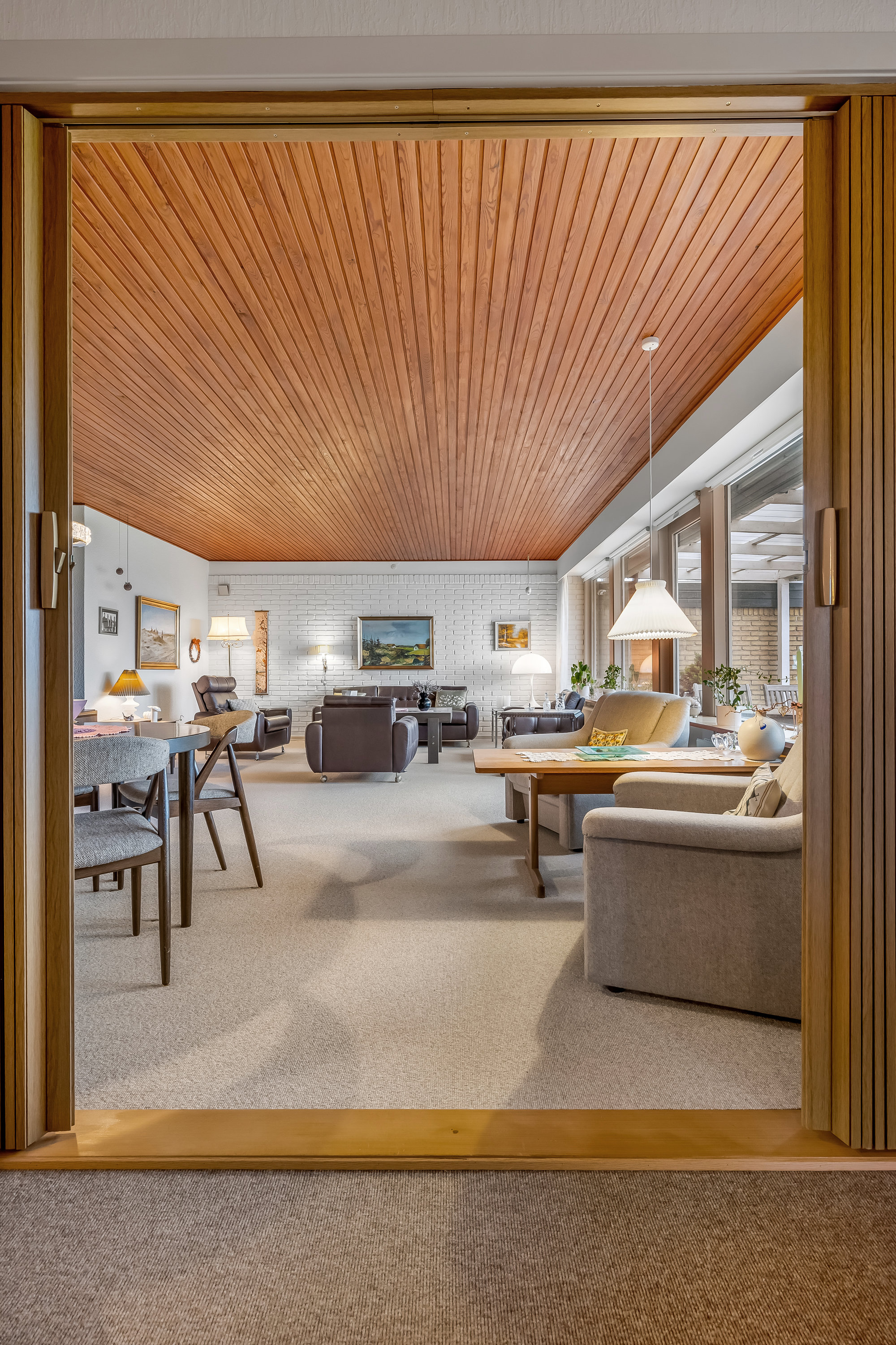 Fremhævet stue billede i fuldskærmstilstand. Billede af Skrænten 47, 6870 Ølgod