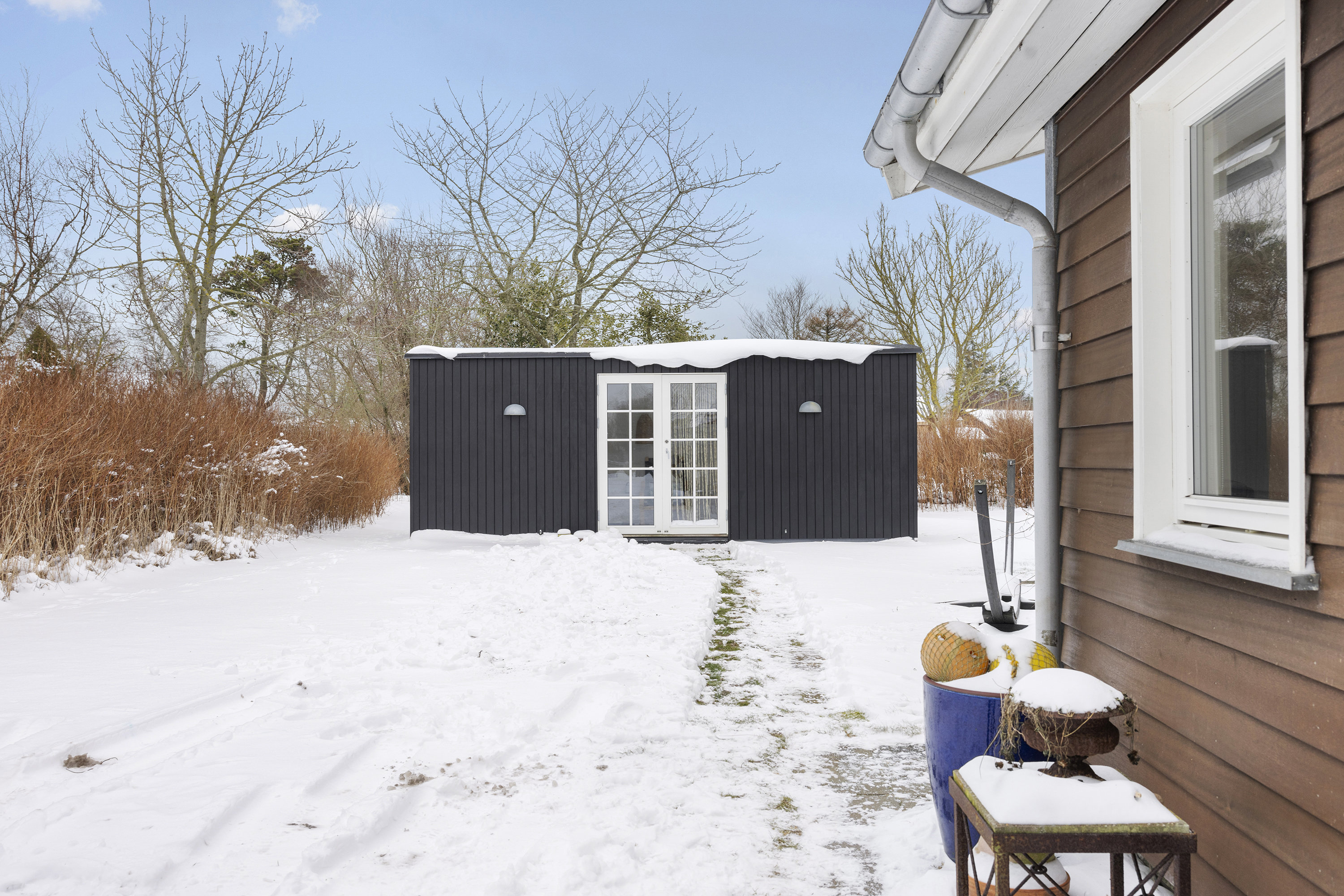 Fremhævet terrasse billede i fuldskærmstilstand. Billede af Rughaven 15A, 9970 Strandby