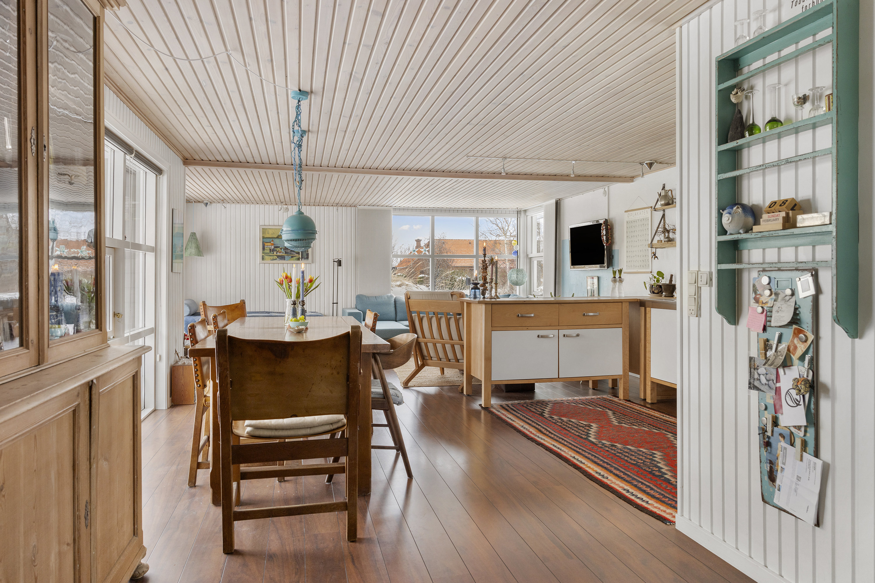 Fremhævet stue billede i fuldskærmstilstand. Billede af Rughaven 15A, 9970 Strandby