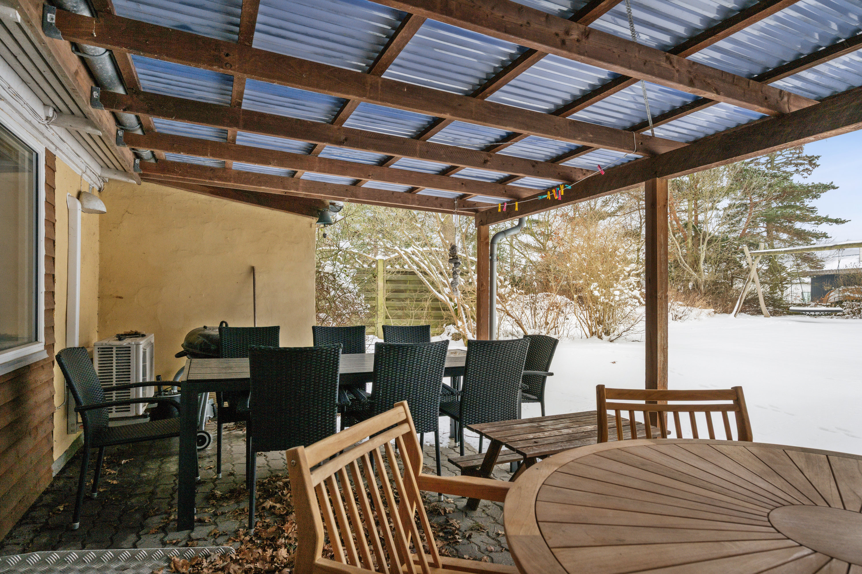 Fremhævet terrasse billede i fuldskærmstilstand. Billede af Rønne Alle 11, Dragsmur, 8420 Knebel