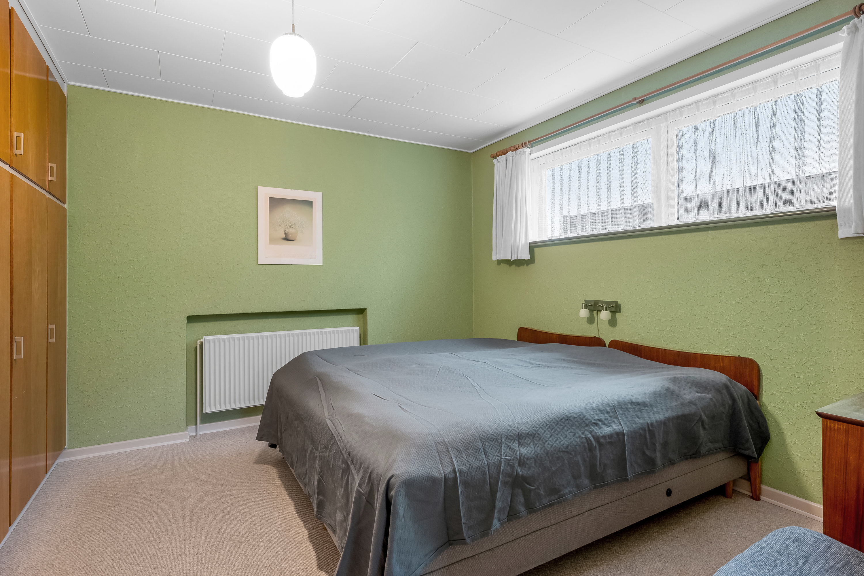 Fremhævet soveværelse billede i fuldskærmstilstand. Billede af Skrænten 47, 6870 Ølgod