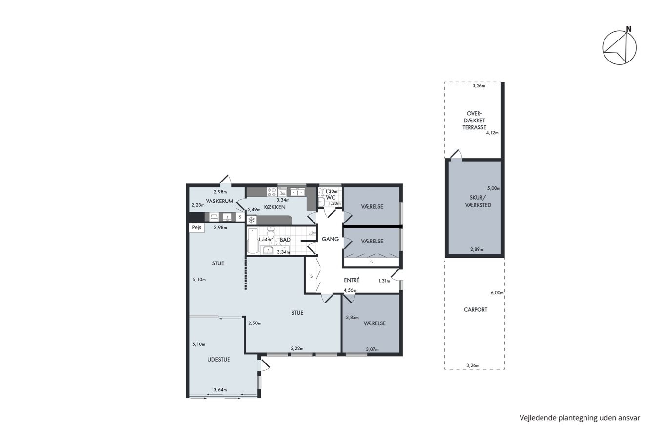 Plantegninger billede af Lerholmvej 12, 2750 Ballerup