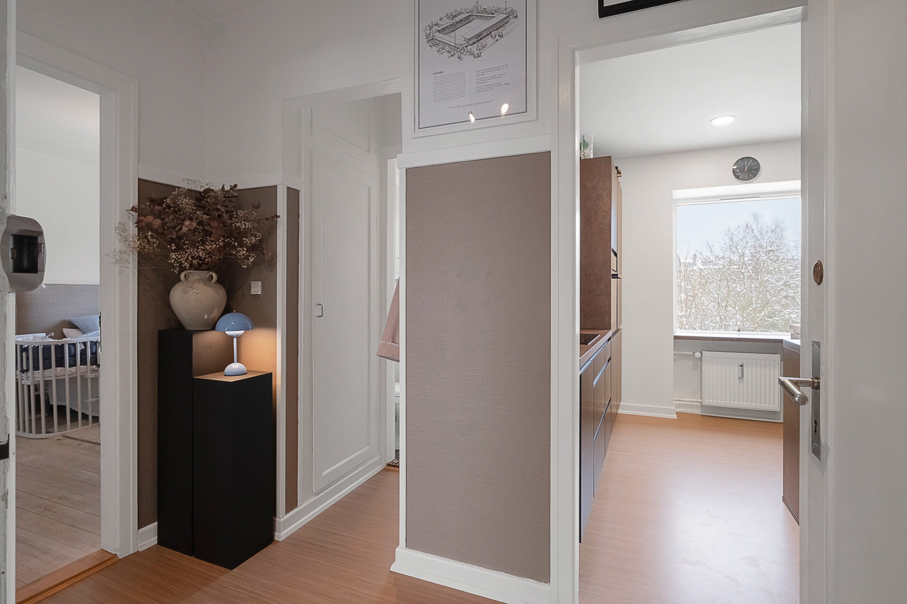 Fremhævet gang billede i fuldskærmstilstand. Billede af Augustenborggade 3, 2. tv., 8000 Aarhus C