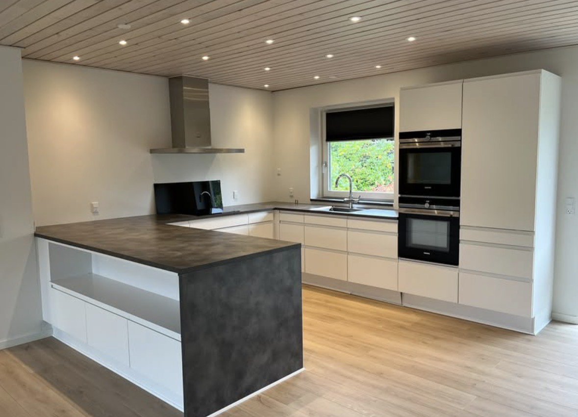 Fremhævet køkken billede i fuldskærmstilstand. Billede af Kirkevænget 19, 8722 Hedensted