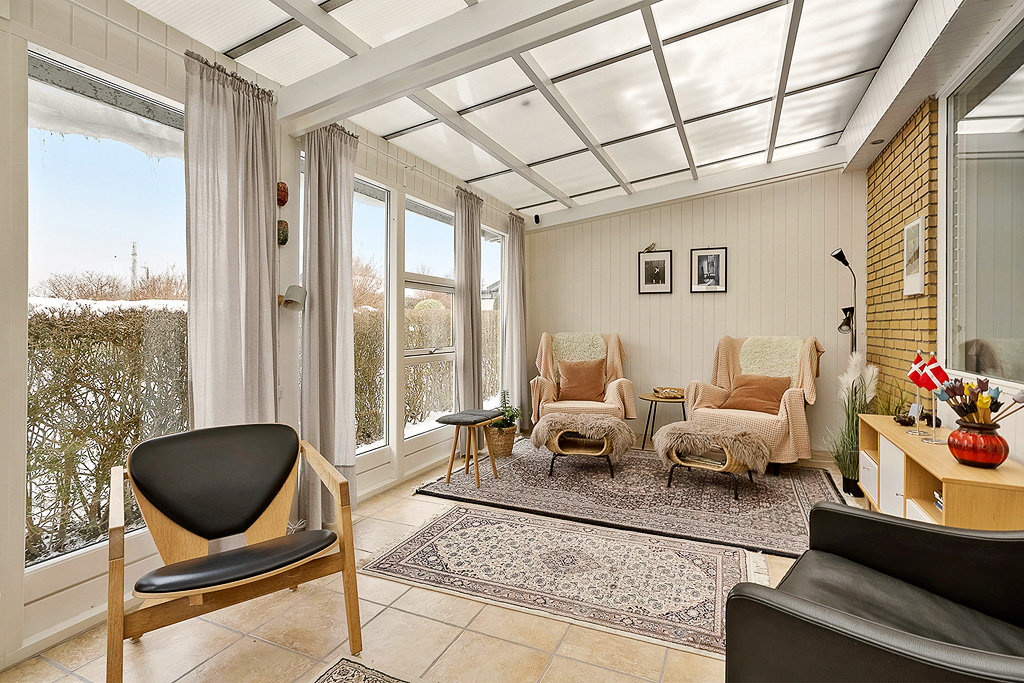 Fremhævet udestue billede i fuldskærmstilstand. Billede af Bøgevej 1, Frølunde, 4220 Korsør