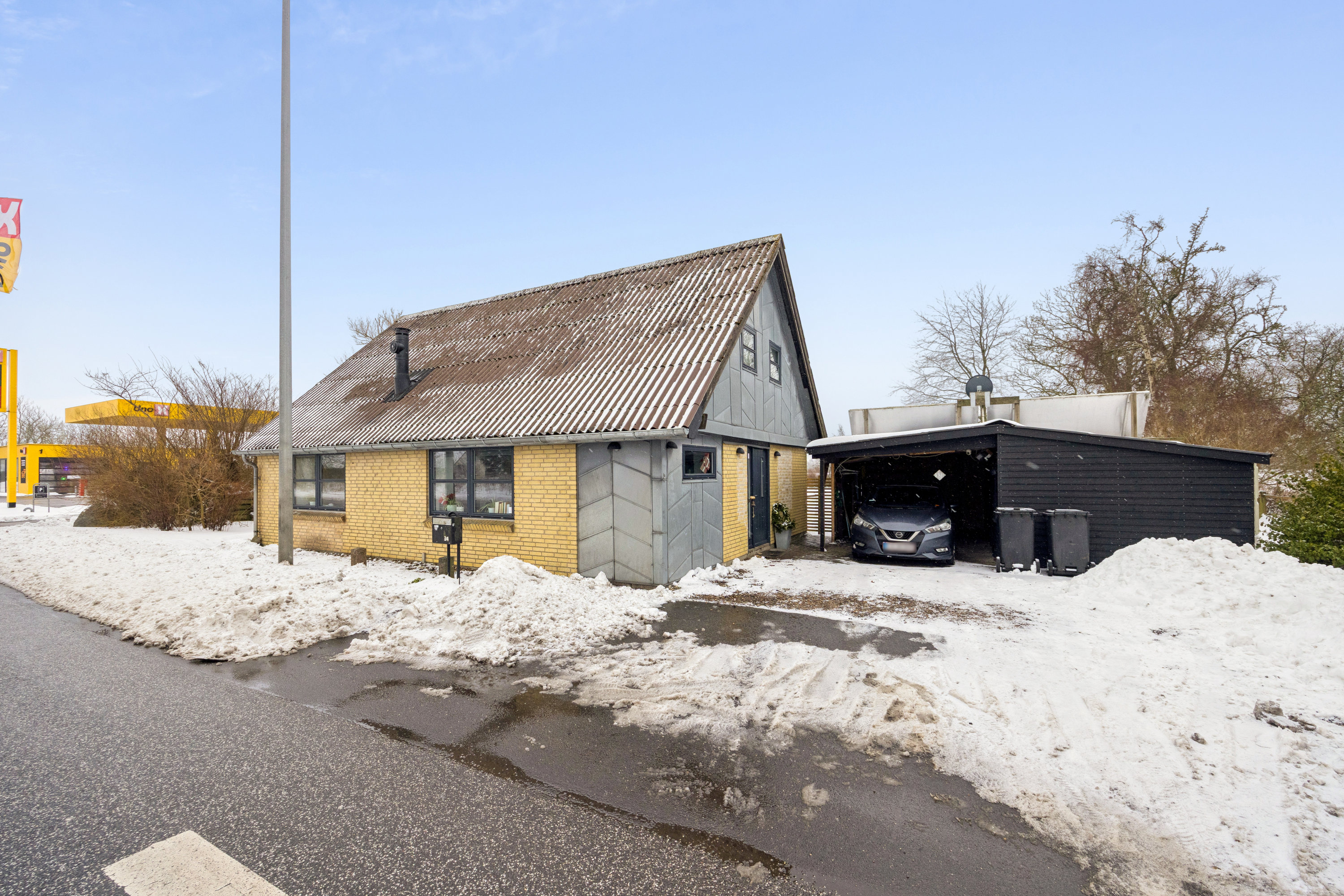 Fremhævet facade billede i fuldskærmstilstand. Billede af Halsvej 34, Rærup, 9310 Vodskov