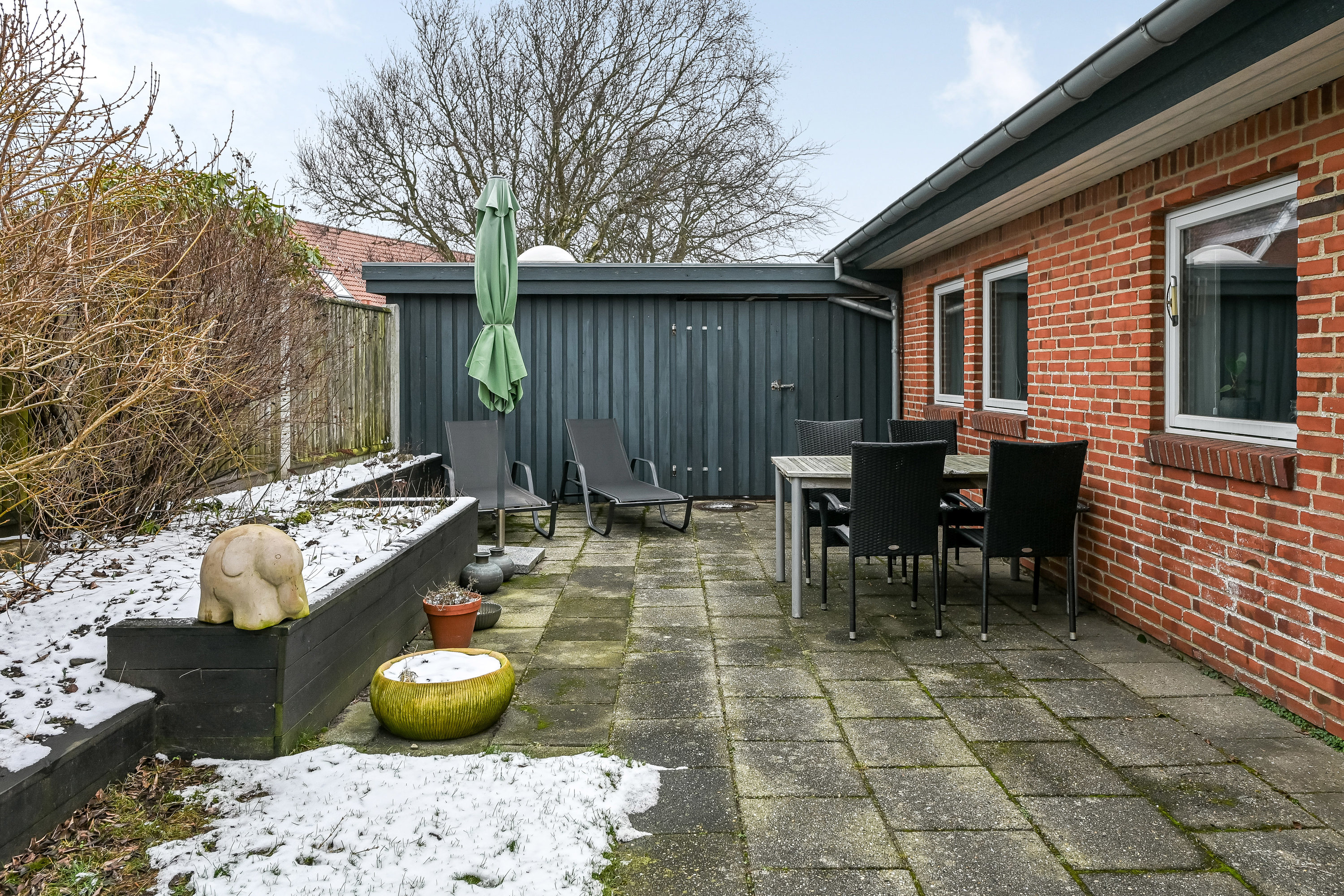 Fremhævet terrasse billede i fuldskærmstilstand. Billede af Ådalen 11, 6710 Esbjerg V