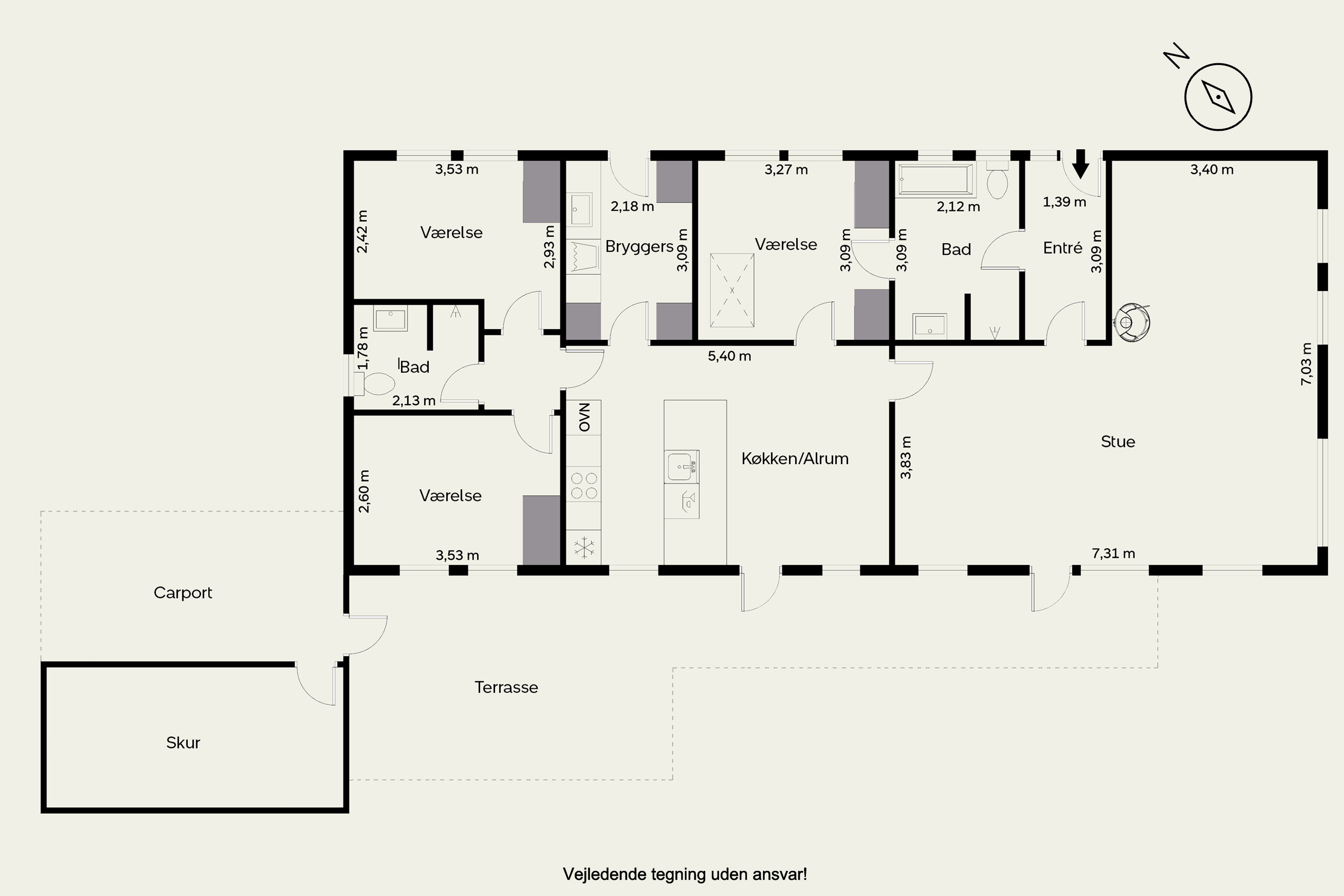 Plantegninger billede af Ådalen 11, 6710 Esbjerg V