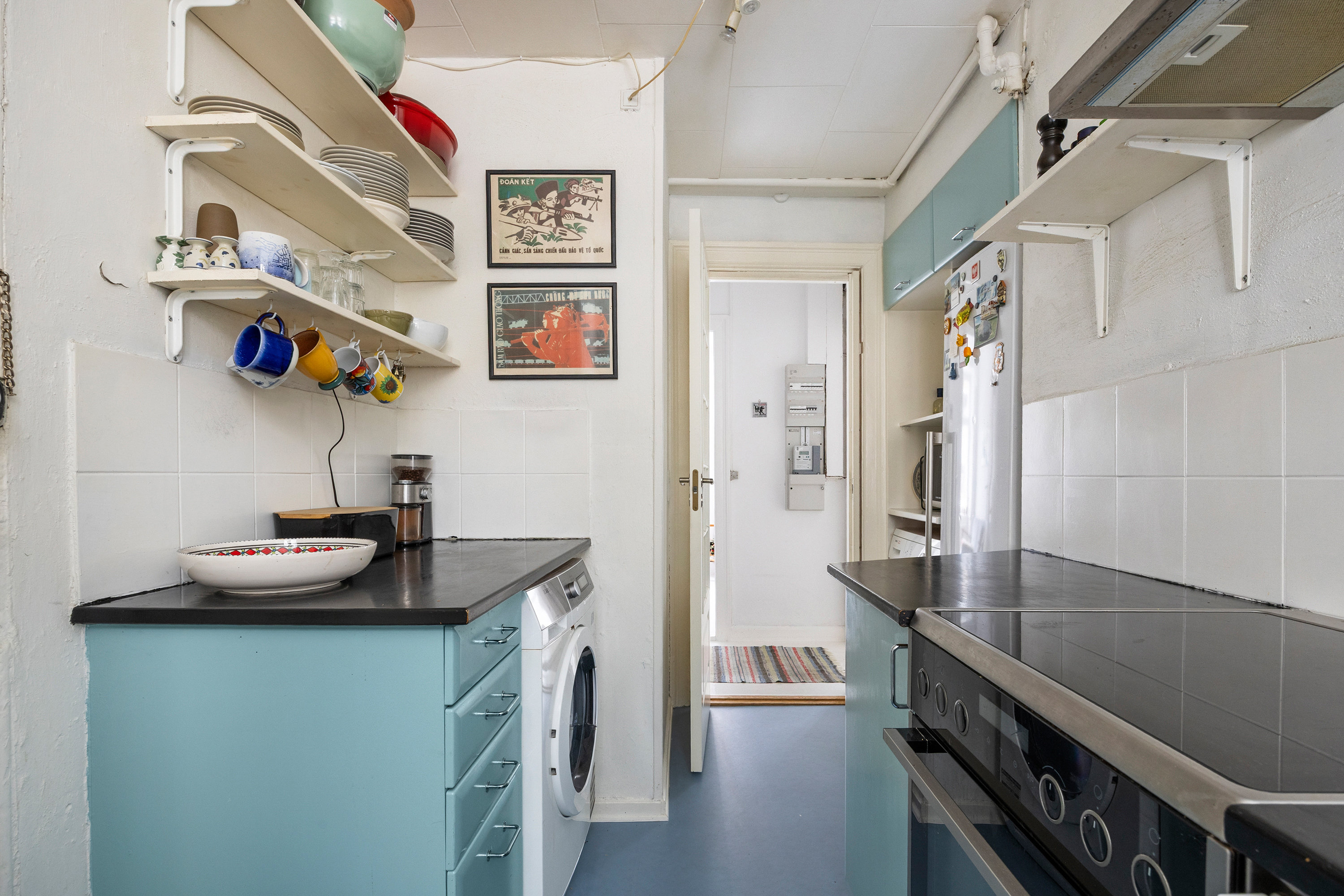 Fremhævet køkken billede i fuldskærmstilstand. Billede af Nørrebrogade 205, st.. tv., 2200 København N