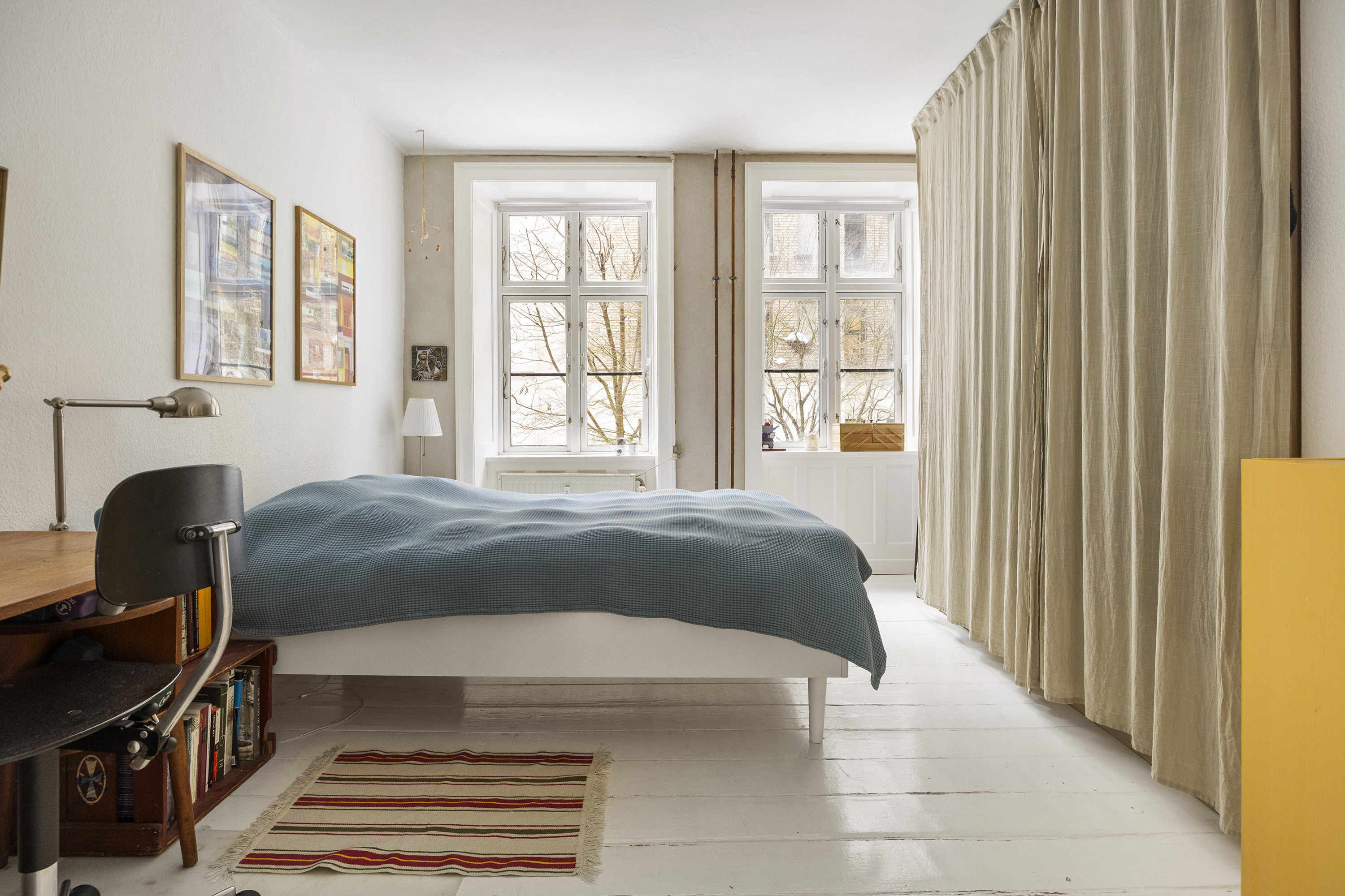 Fremhævet soveværelse billede i fuldskærmstilstand. Billede af Nørrebrogade 205, st.. tv., 2200 København N