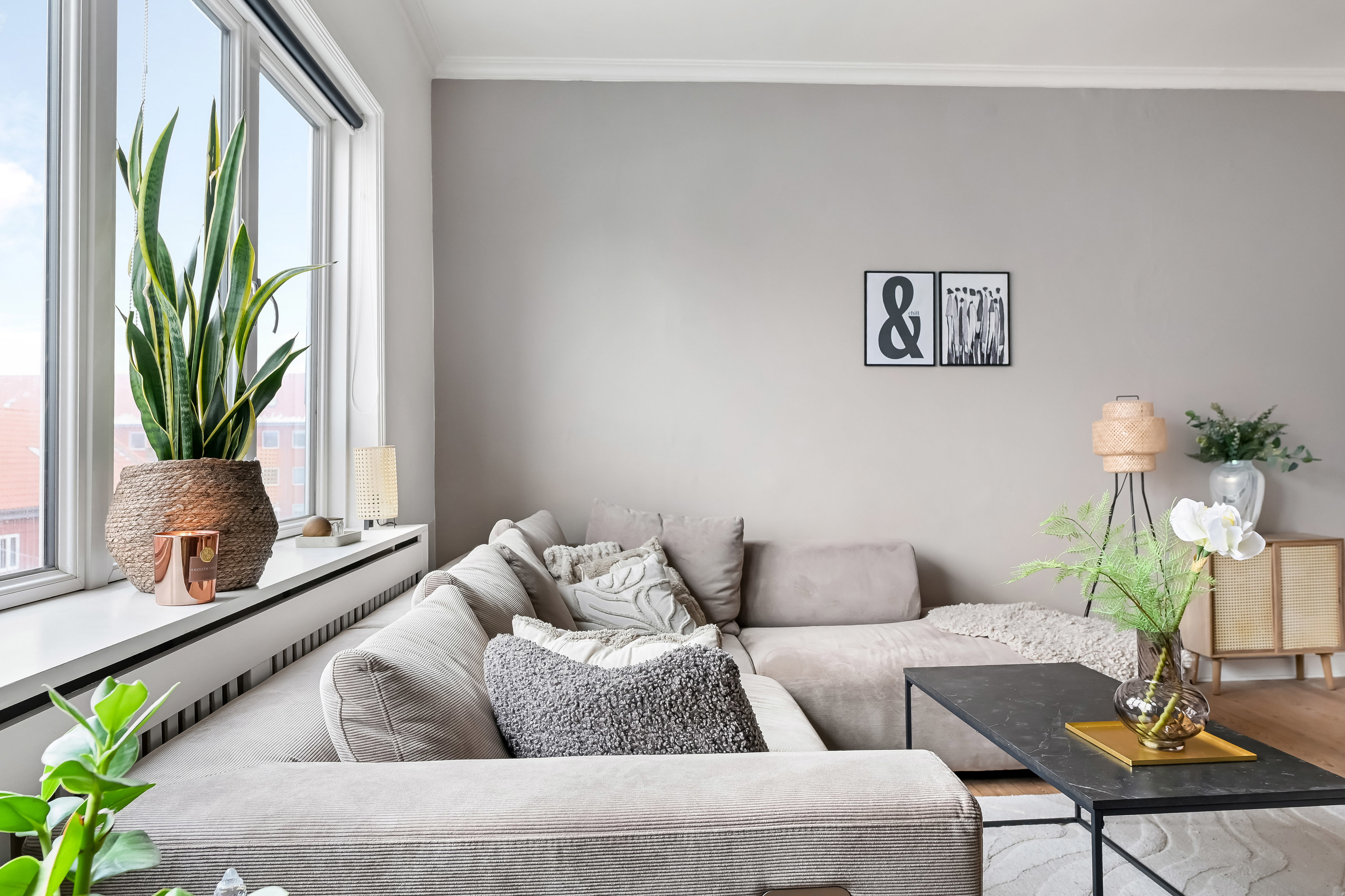 Fremhævet stue billede i fuldskærmstilstand. Billede af Torvegade 72, 3. tv., 6700 Esbjerg