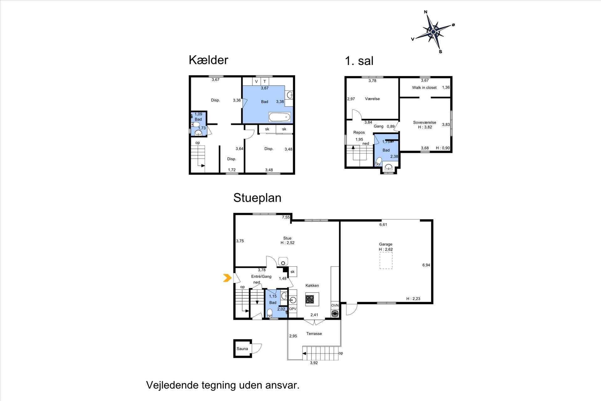 Plantegninger billede af Bondropsgade 19, 9400 Nørresundby