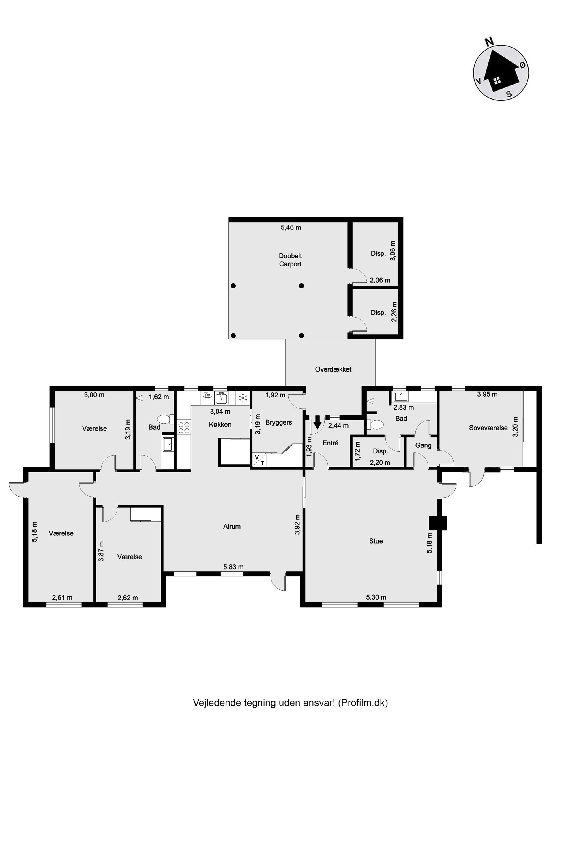 Plantegninger billede af Præstegårdvænget 19, 7451 Sunds