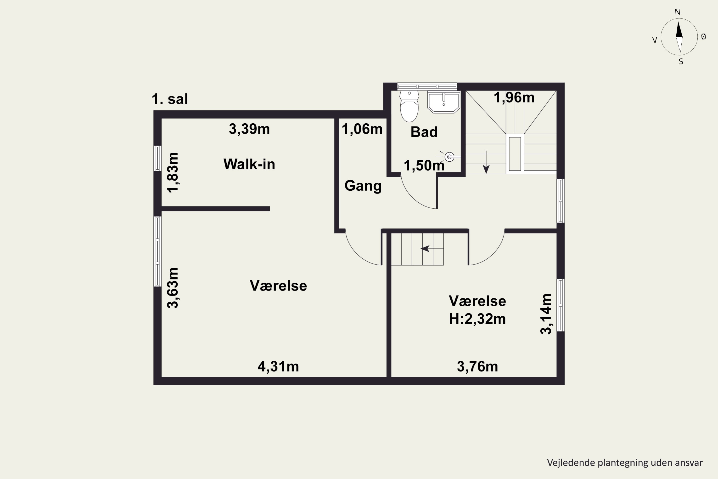Plantegninger billede af Egevej 3, 8800 Viborg