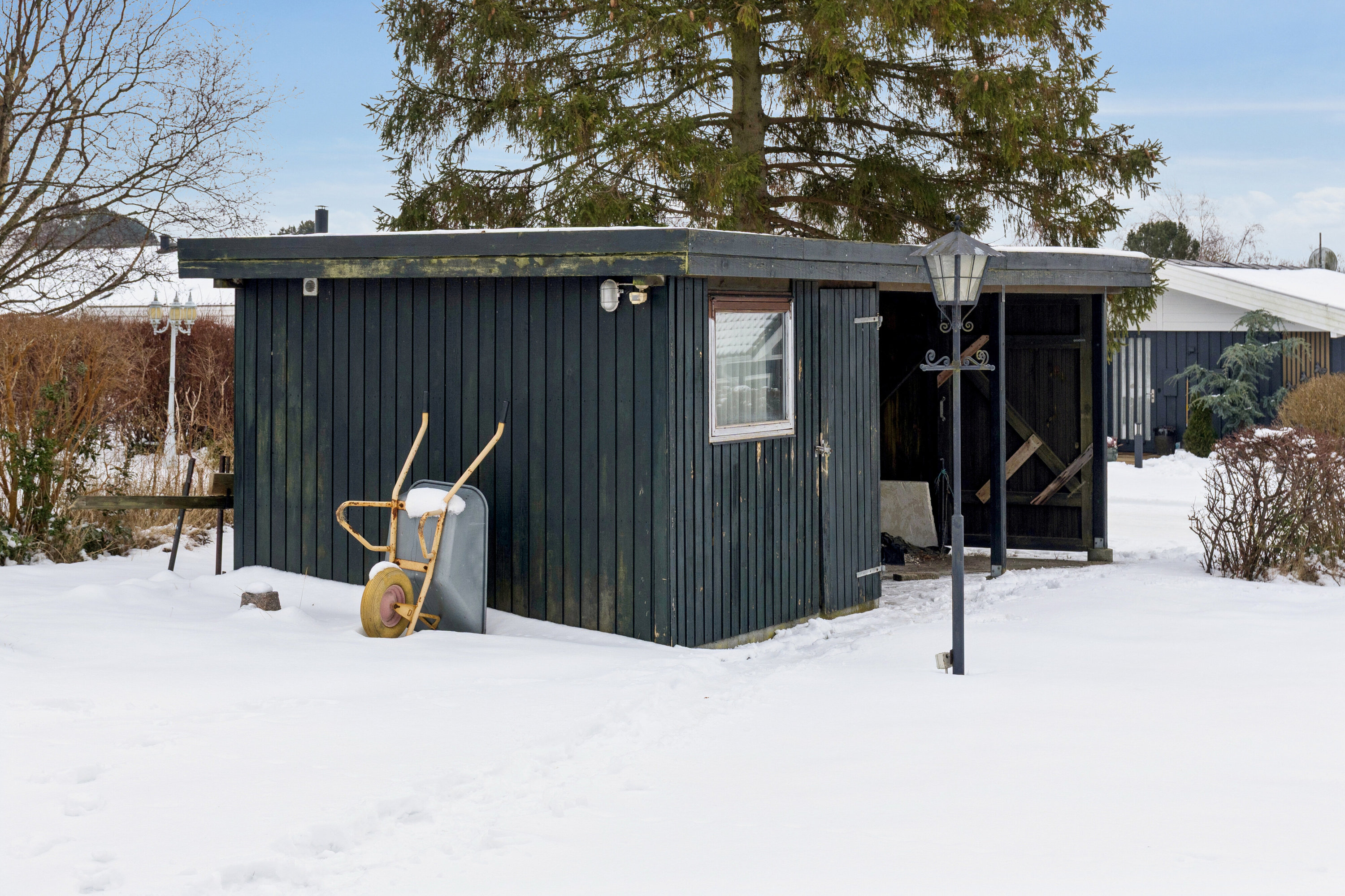 Fremhævet set fra haven billede i fuldskærmstilstand. Billede af Åbakken 5, Ejby, 4070 Kirke Hyllinge