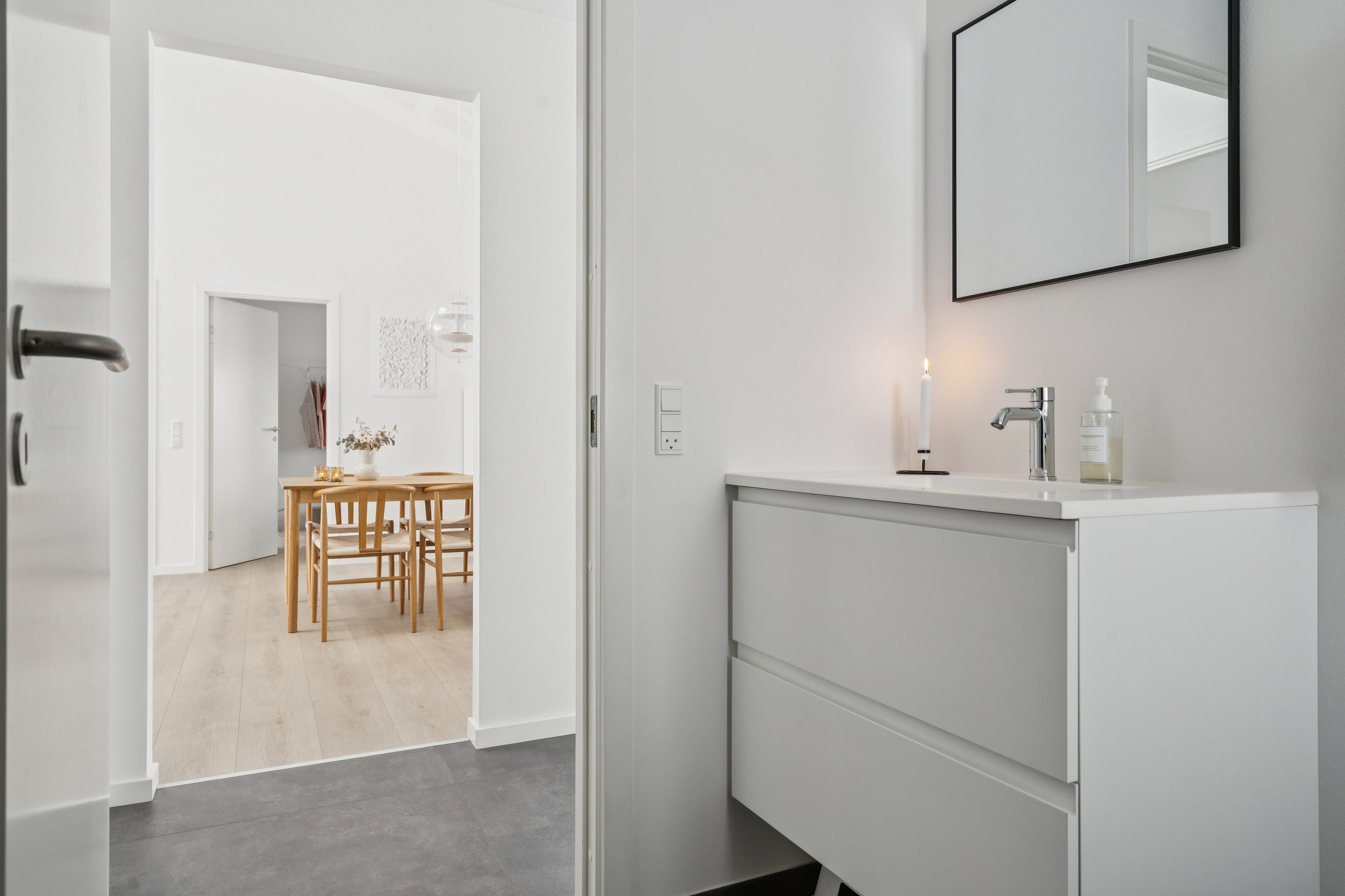 Fremhævet badeværelse billede i fuldskærmstilstand. Billede af Cherryvej 1, Dalby, 4690 Haslev