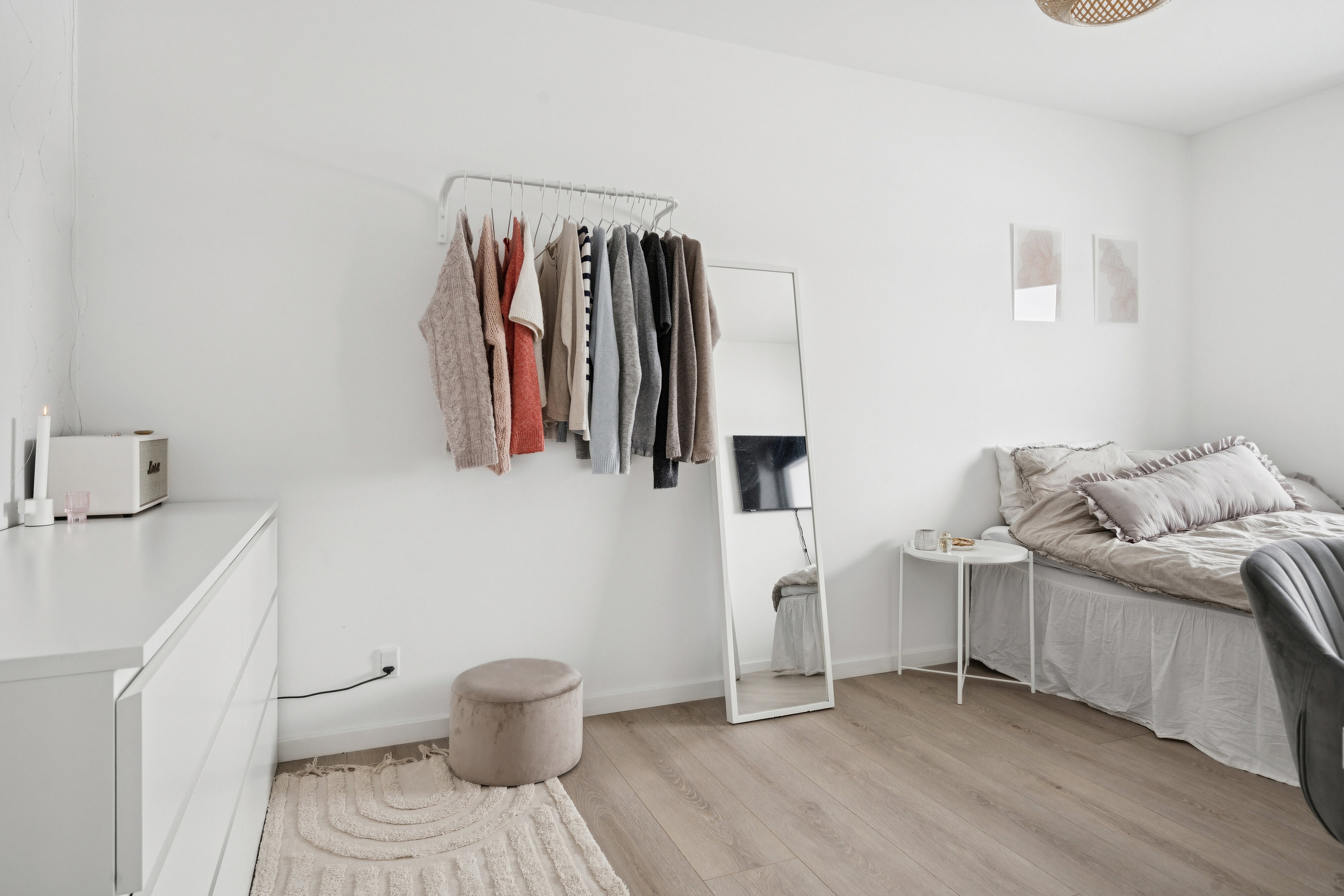 Fremhævet soveværelse billede i fuldskærmstilstand. Billede af Cherryvej 1, Dalby, 4690 Haslev