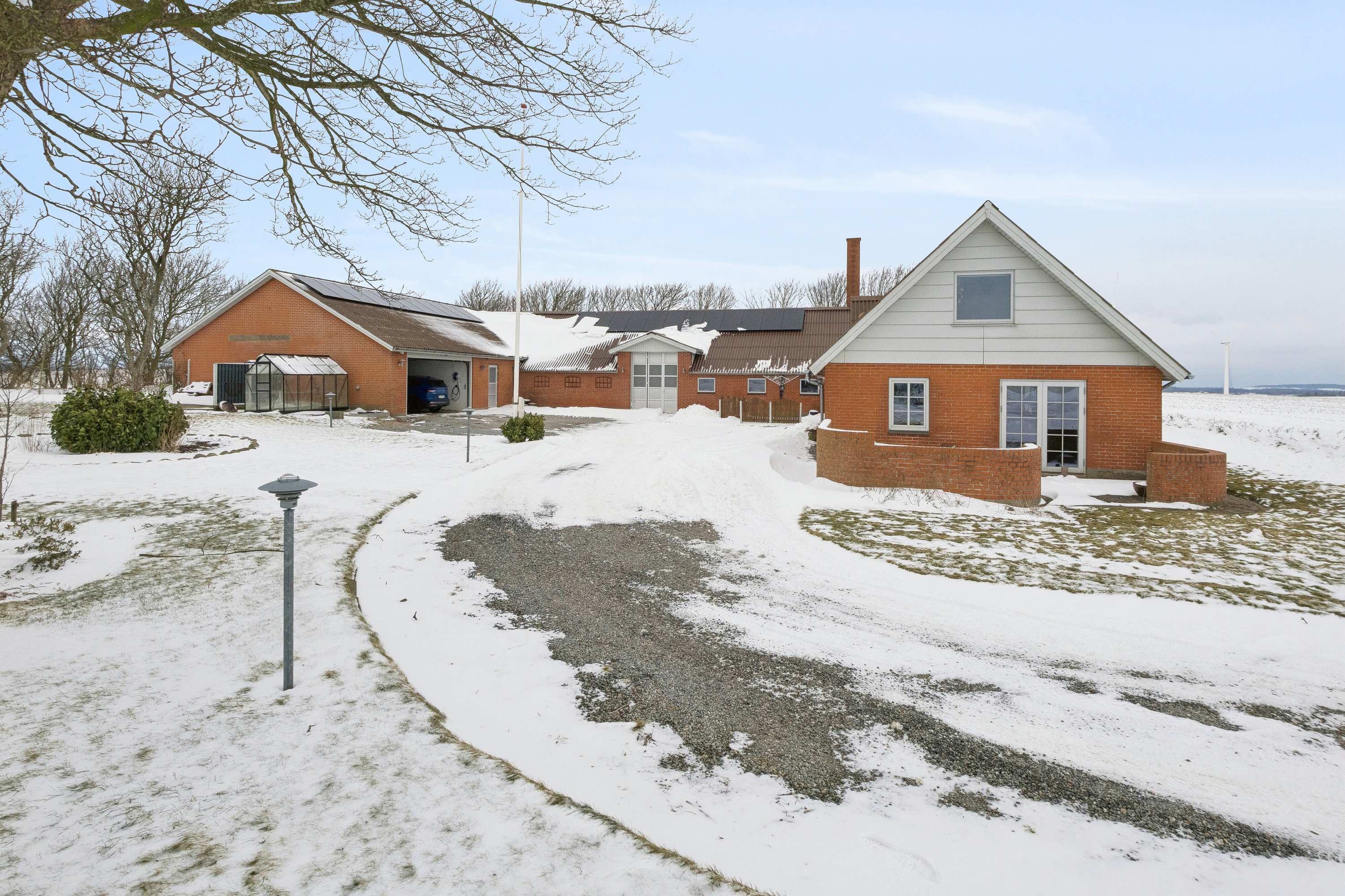 Fremhævet set fra vejen billede i fuldskærmstilstand. Billede af Buskkærvej 5, Tved, 7700 Thisted