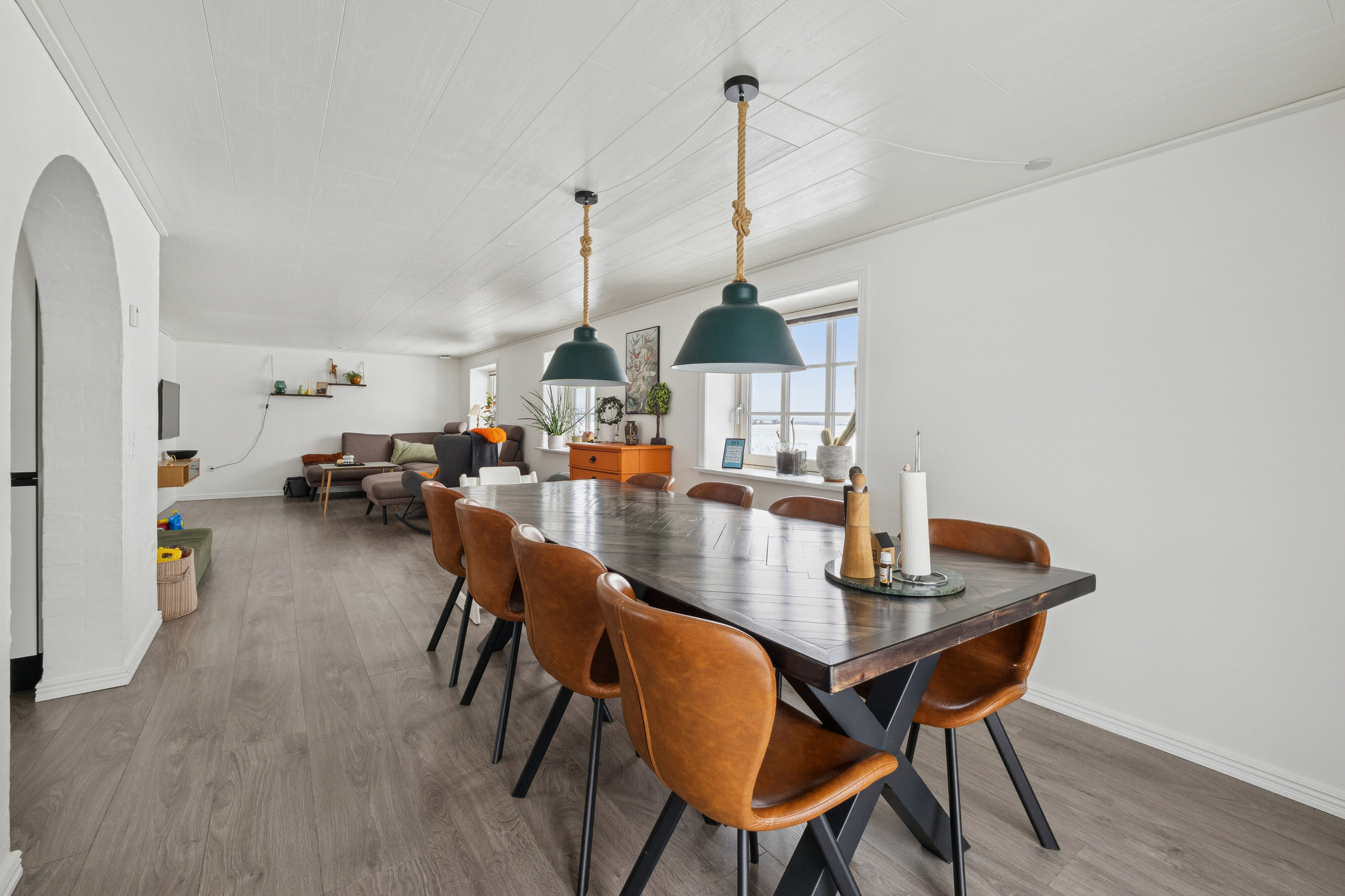 Fremhævet spisestue billede i fuldskærmstilstand. Billede af Buskkærvej 5, Tved, 7700 Thisted