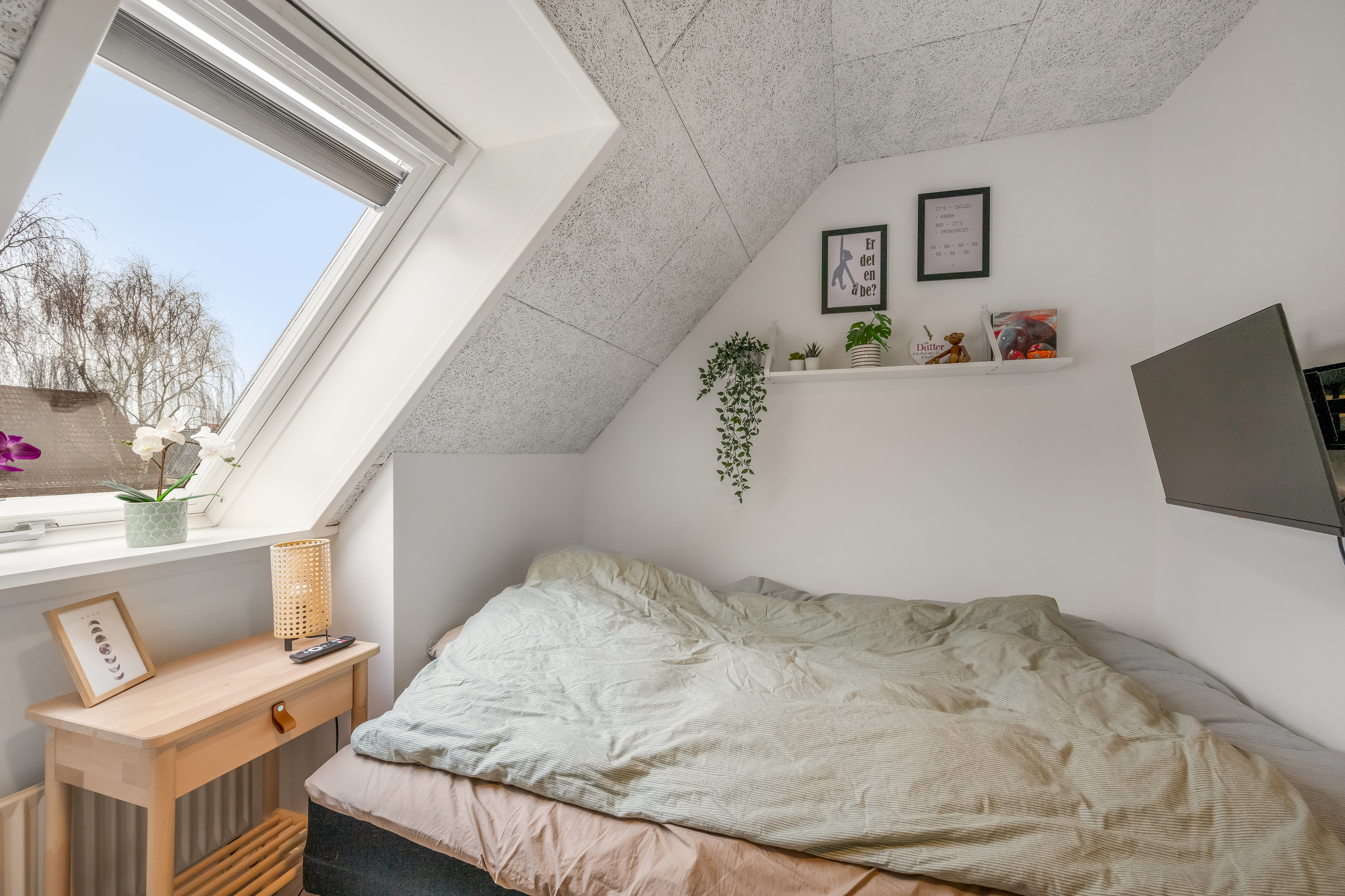 Fremhævet soveværelse billede i fuldskærmstilstand. Billede af Tømmergården 22, 6900 Skjern