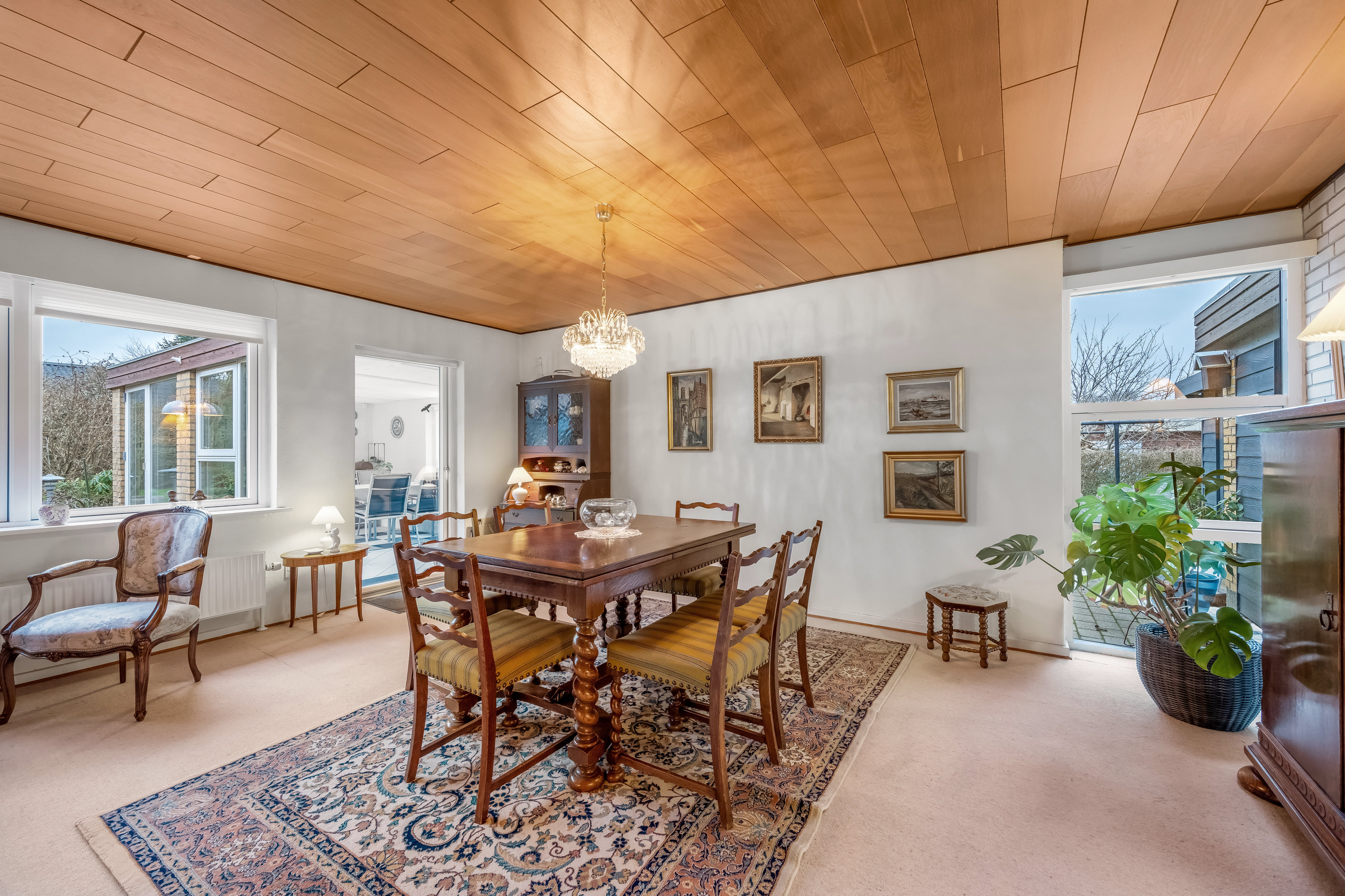 Fremhævet stue billede i fuldskærmstilstand. Billede af Enebærvej 4, Rindum, 6950 Ringkøbing