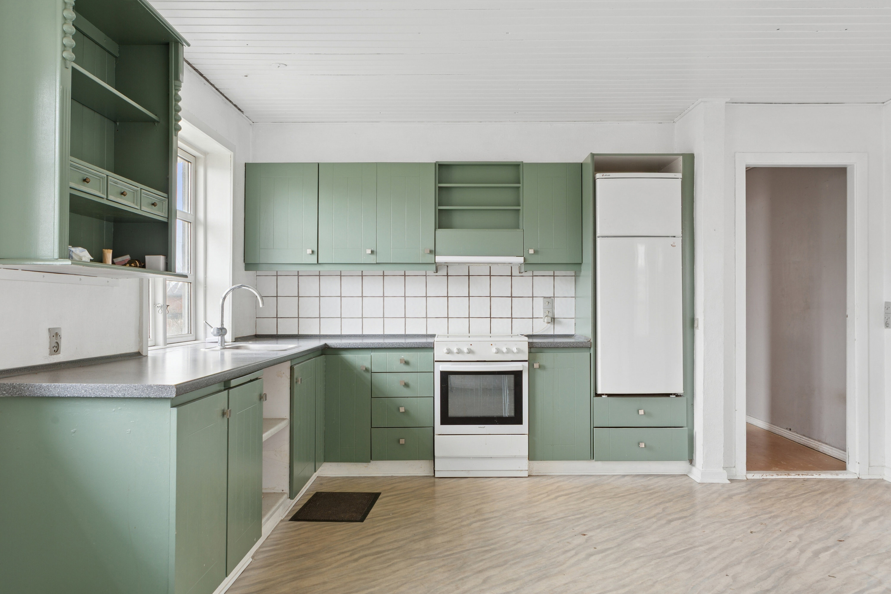 Fremhævet køkken billede i fuldskærmstilstand. Billede af Bellisvænget 4, 7730 Hanstholm