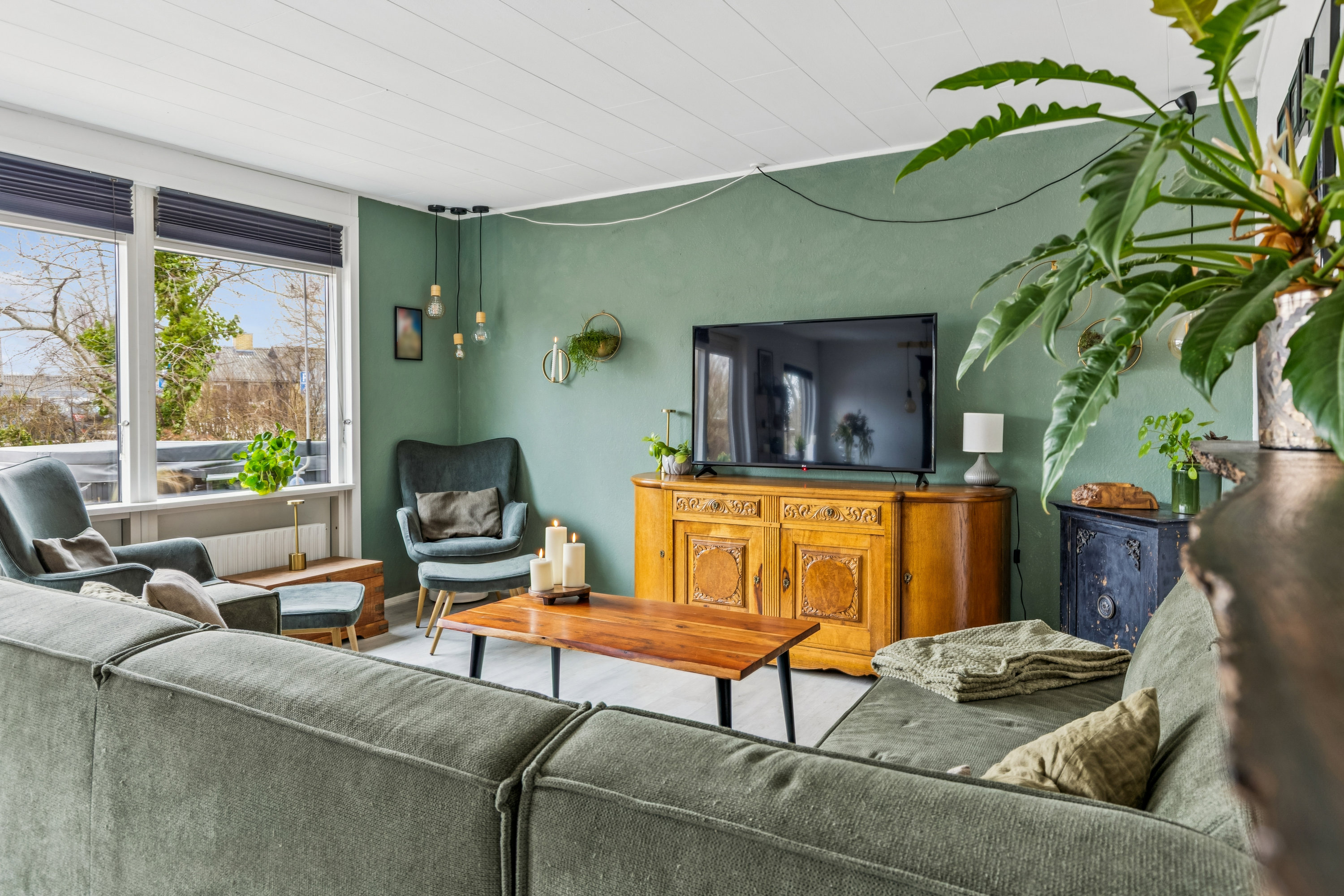 Fremhævet stue billede i fuldskærmstilstand. Billede af Agervænget 19, 4420 Regstrup