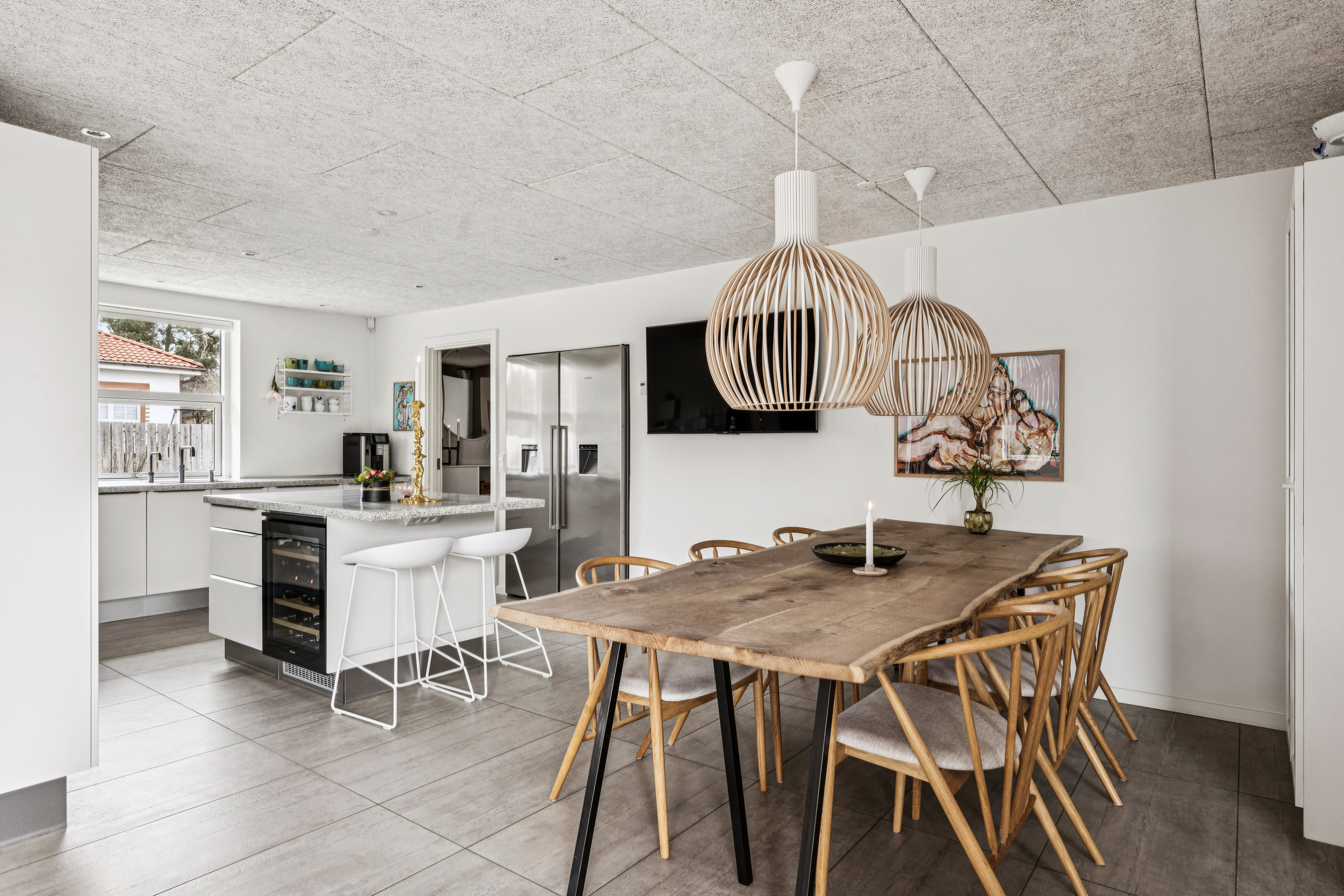 Fremhævet stue billede i fuldskærmstilstand. Billede af Linde Alle 42, 8963 Auning