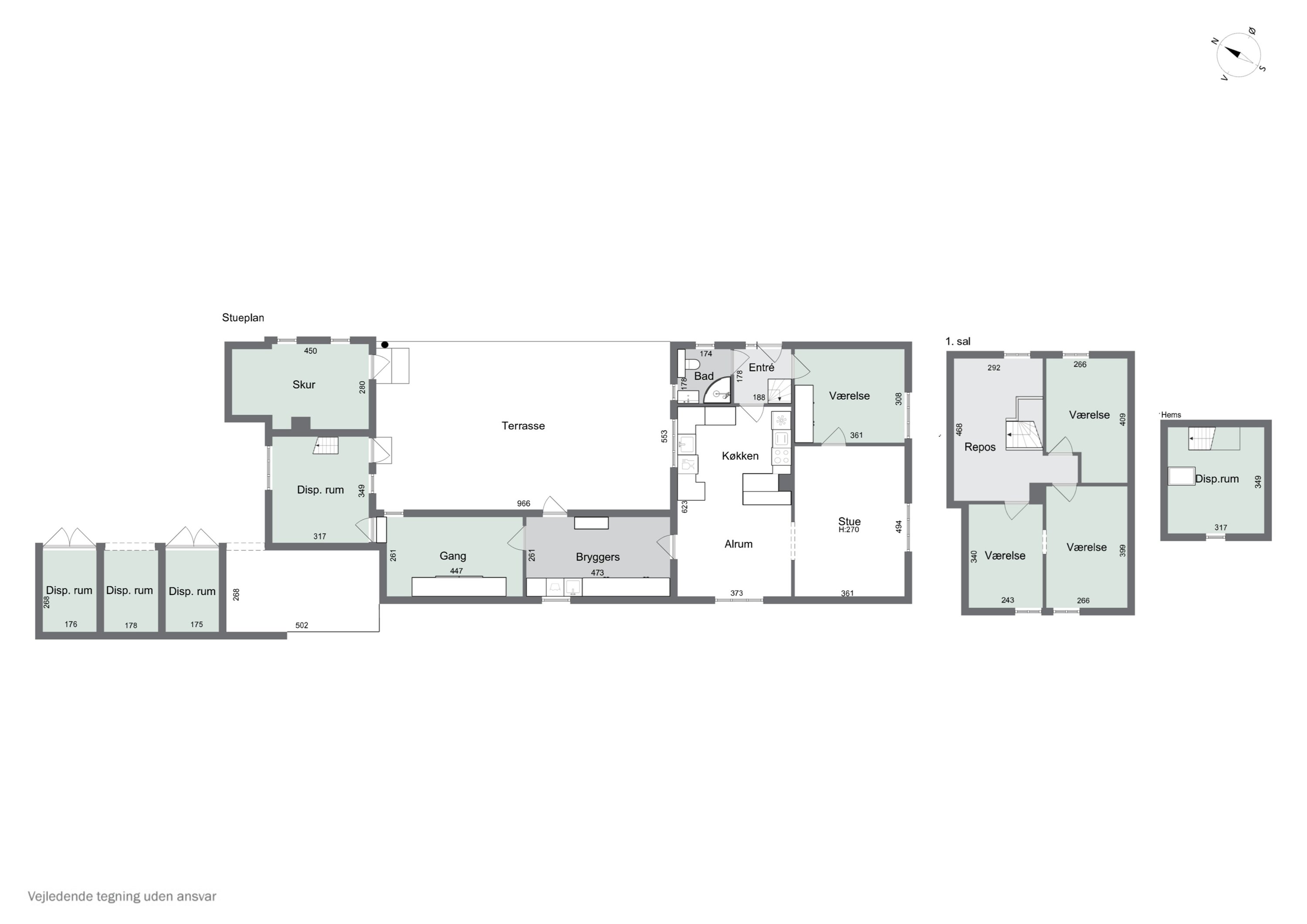 Plantegninger billede af Næsbyskovvej 15, Næsbyskov, 4200 Slagelse