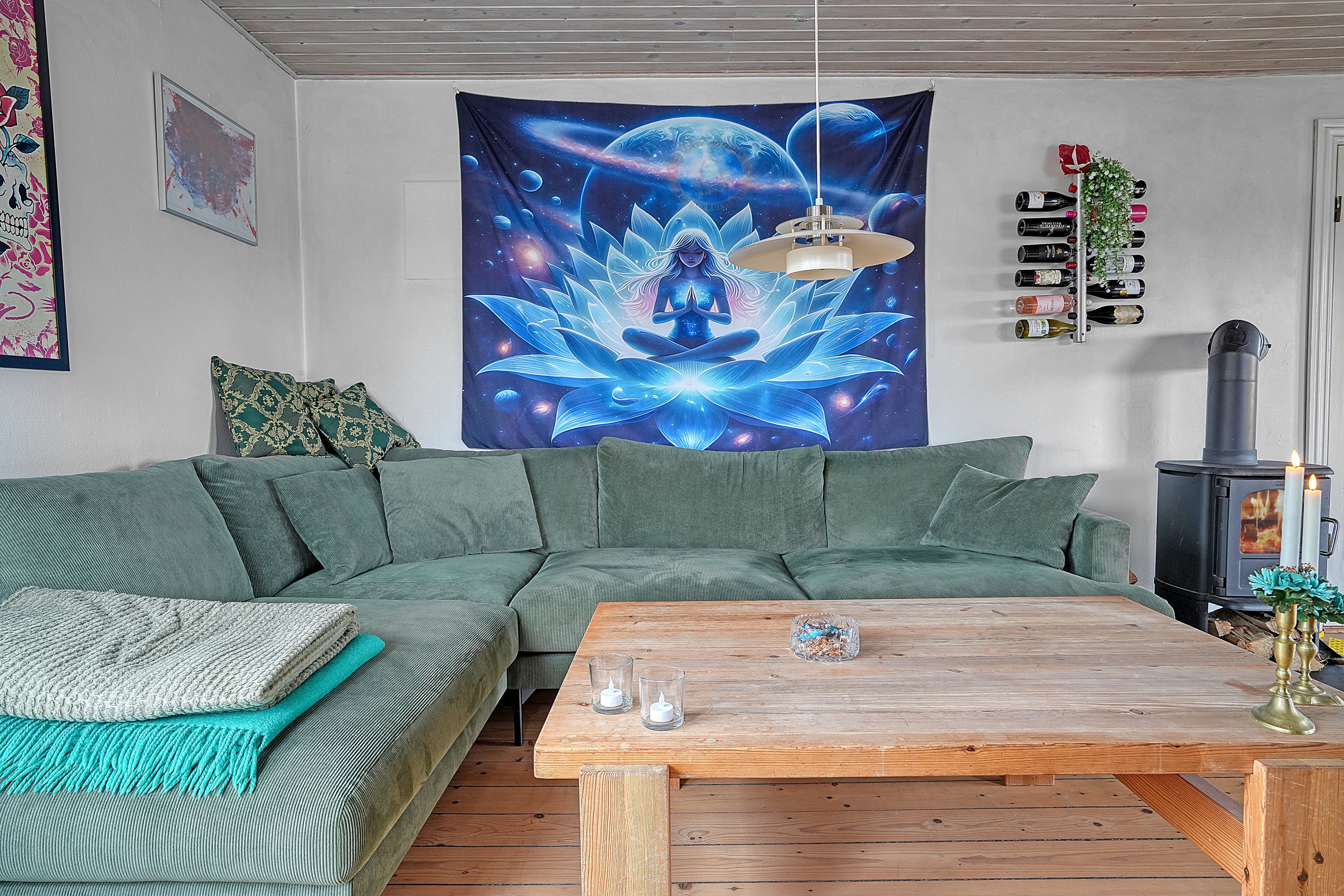 Fremhævet stue billede i fuldskærmstilstand. Billede af Østerlyngvej 28, 4500 Nykøbing Sj