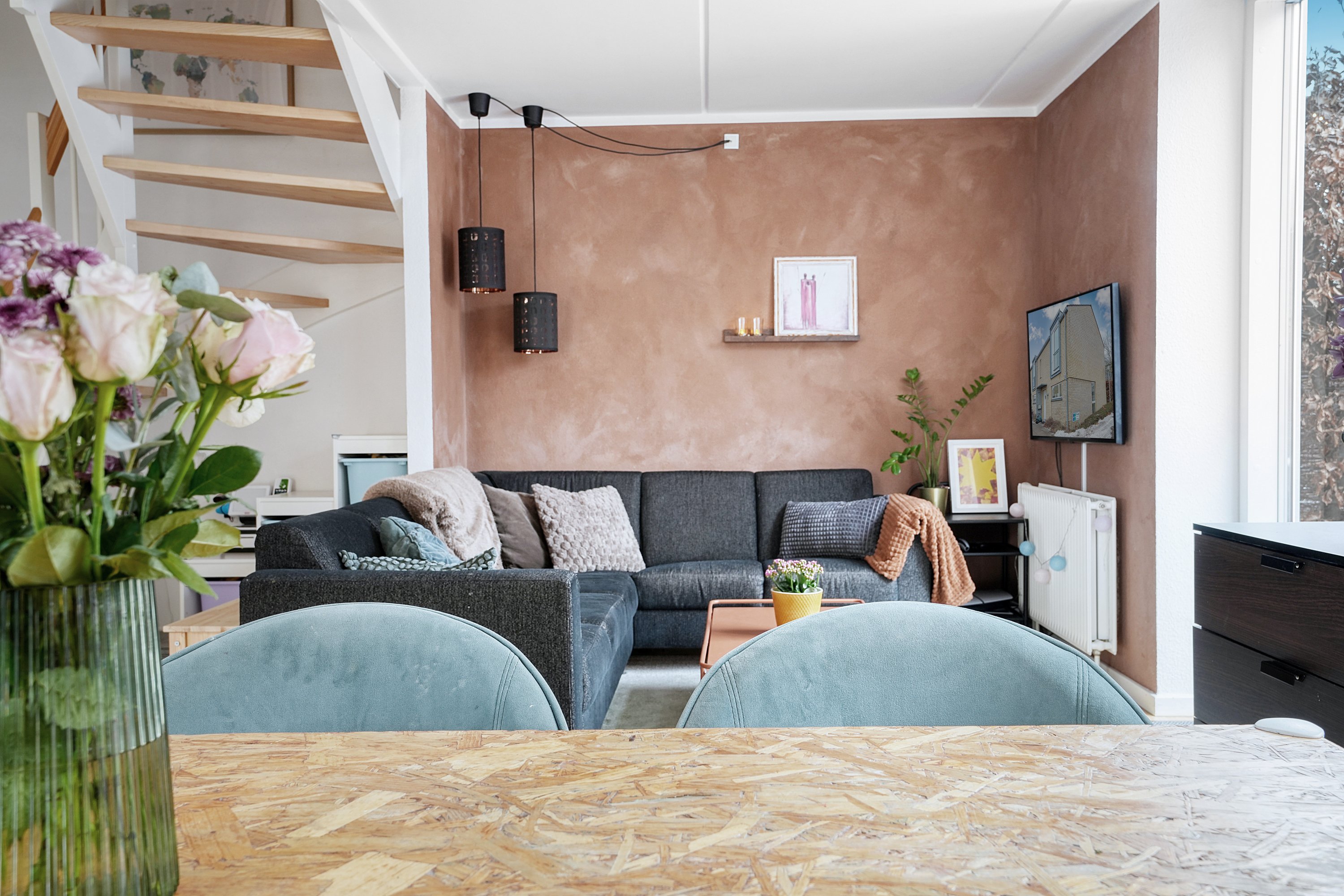 Fremhævet stue billede i fuldskærmstilstand. Billede af P.C Müllers Have 2, 4300 Holbæk