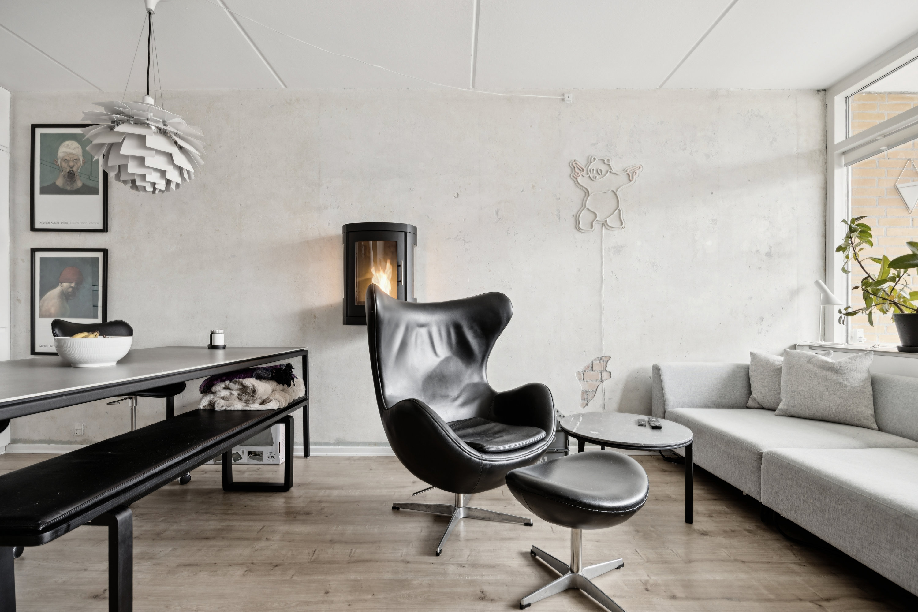 Fremhævet stue billede i fuldskærmstilstand. Billede af Kingosgade 11, 2. 97., 1818 Frederiksberg C