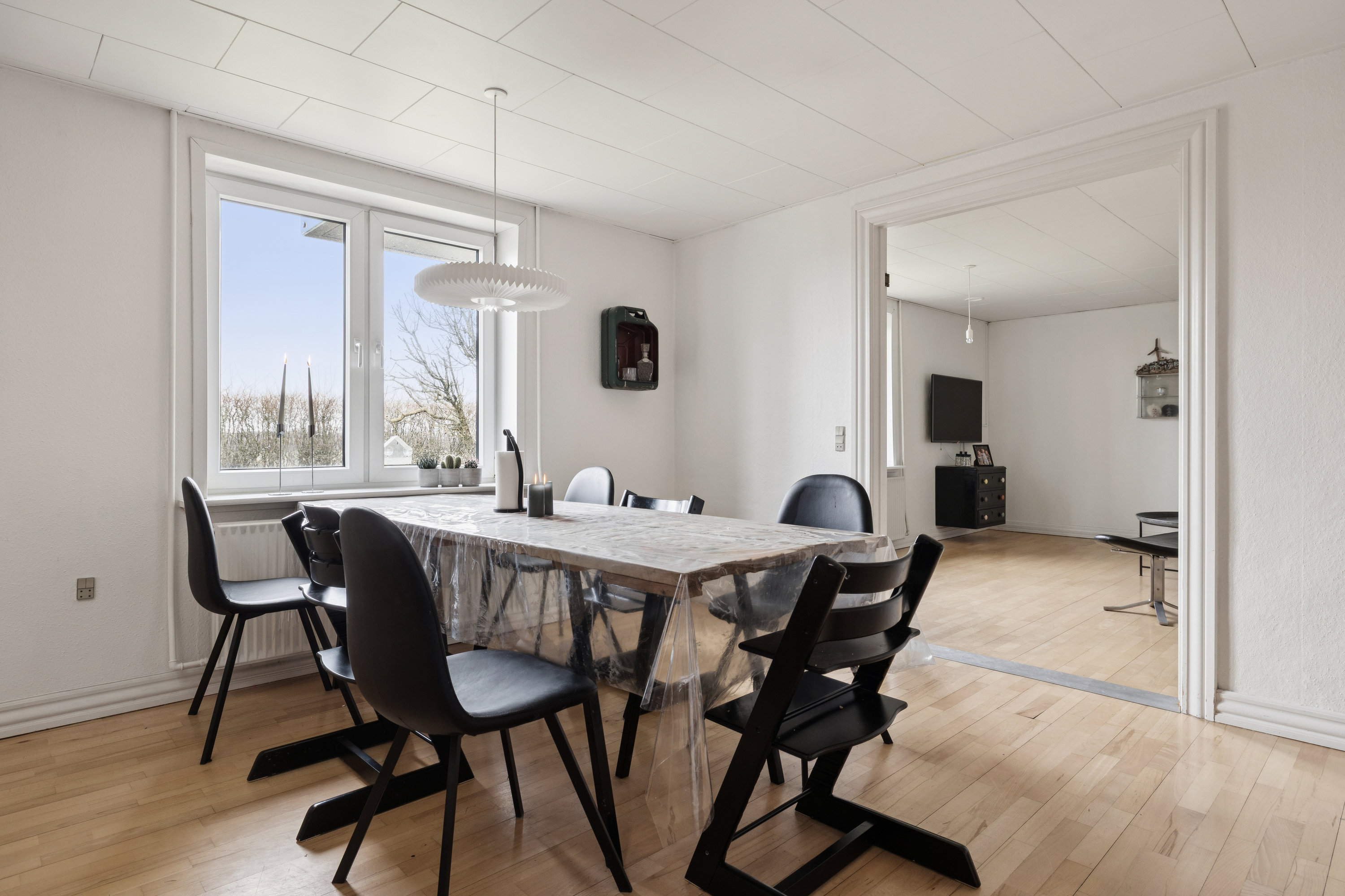 Fremhævet stue billede i fuldskærmstilstand. Billede af Hannerupvej 209, 9500 Hobro