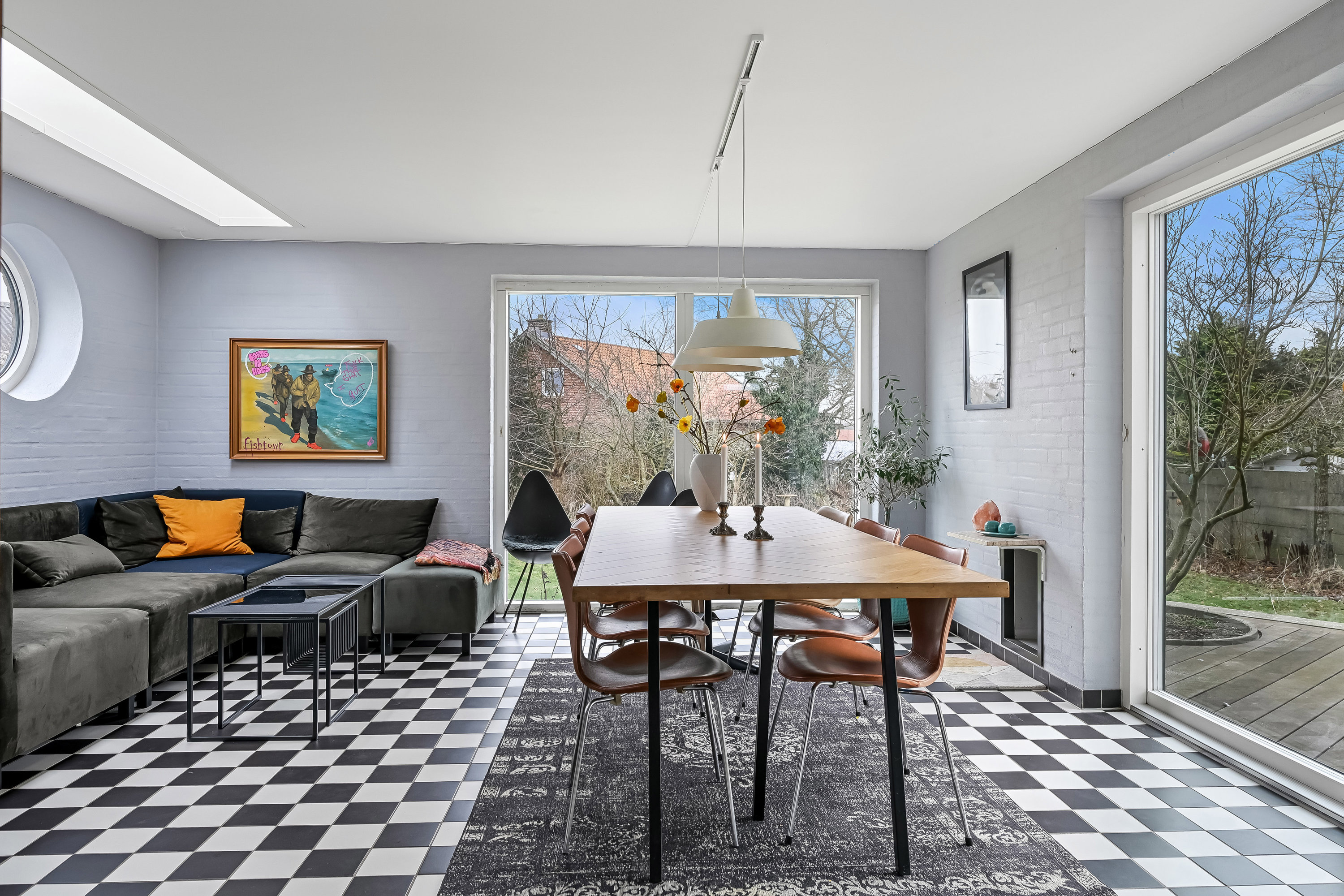 Fremhævet stue billede i fuldskærmstilstand. Billede af Granvej 37, 6710 Esbjerg V