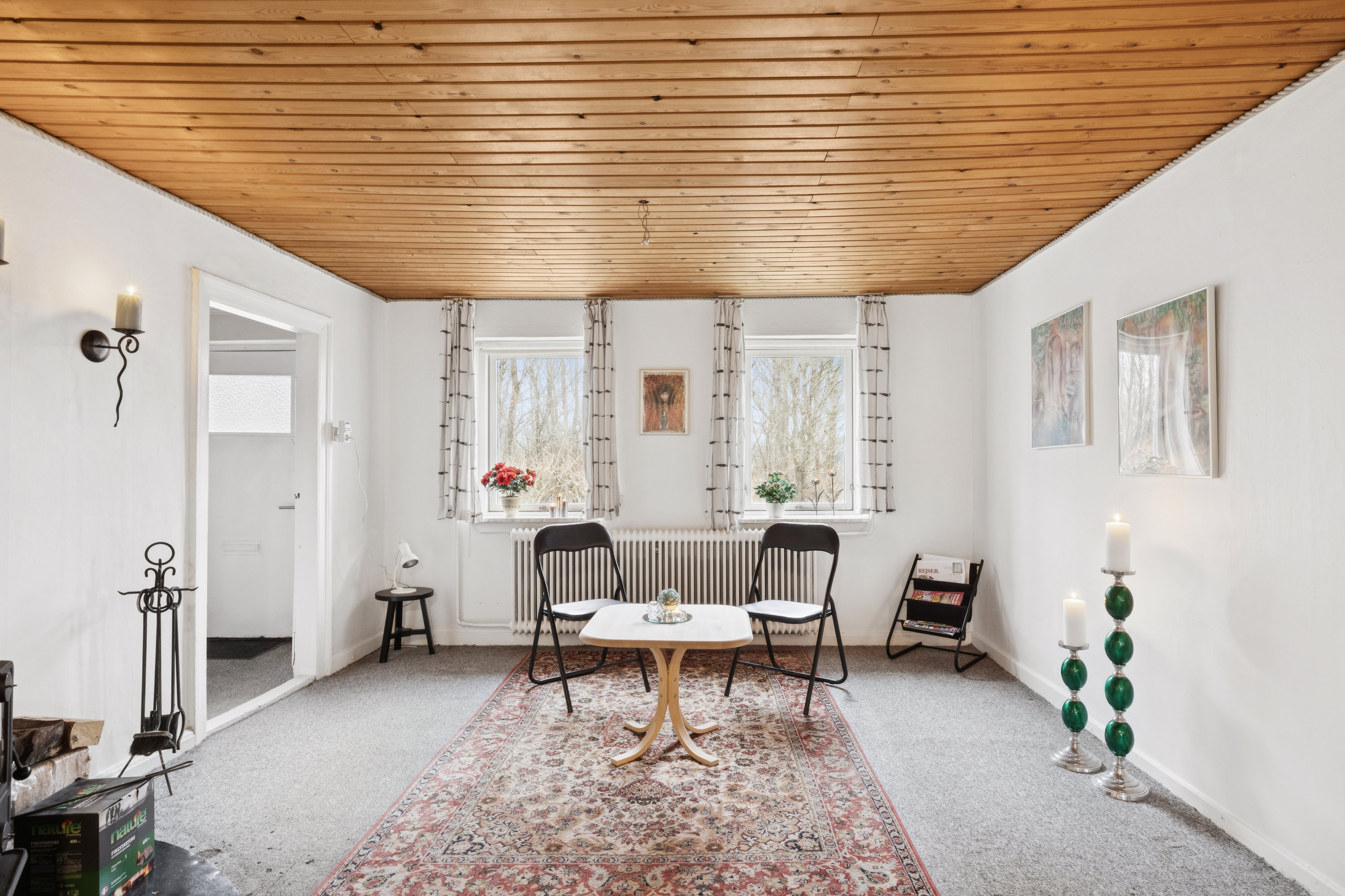 Fremhævet stue billede i fuldskærmstilstand. Billede af Kjærgårdsvej 3, Sparkær, 8800 Viborg