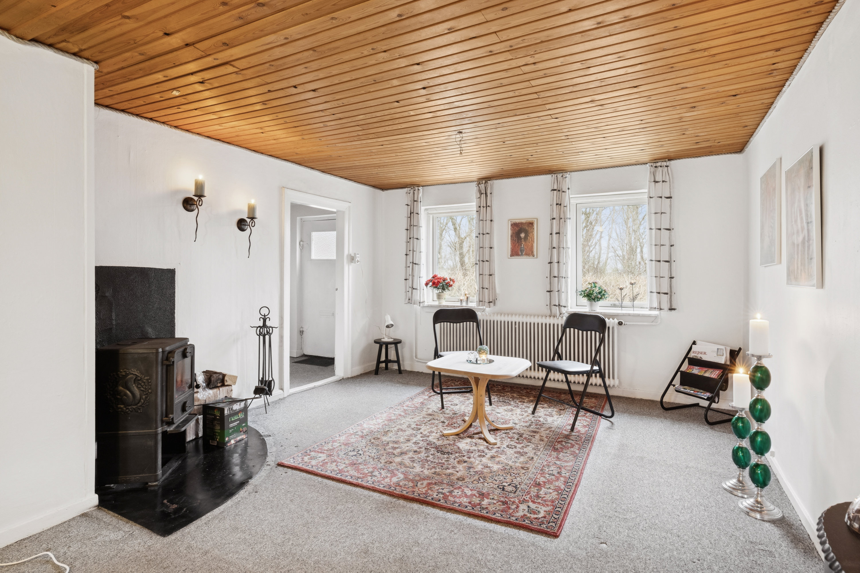 Fremhævet stue billede i fuldskærmstilstand. Billede af Kjærgårdsvej 3, Sparkær, 8800 Viborg