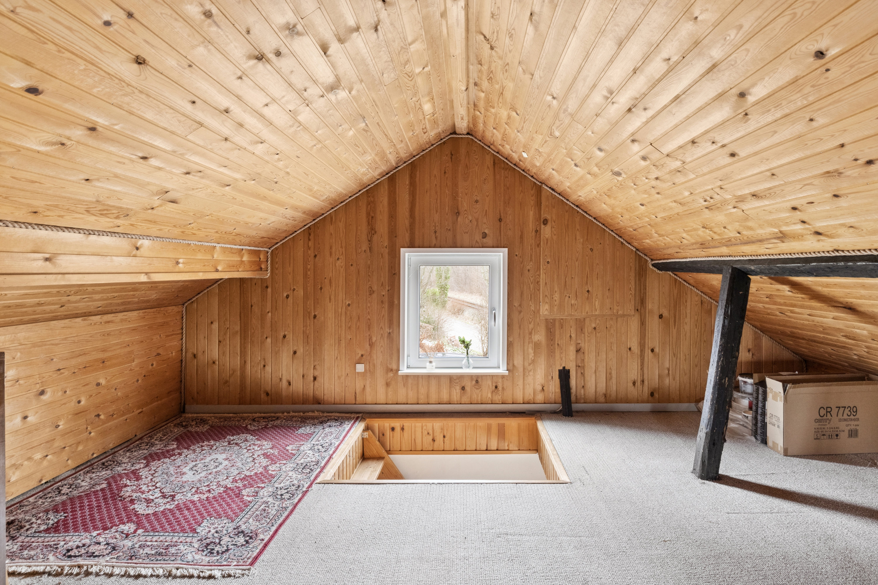 Fremhævet stue billede i fuldskærmstilstand. Billede af Kjærgårdsvej 3, Sparkær, 8800 Viborg