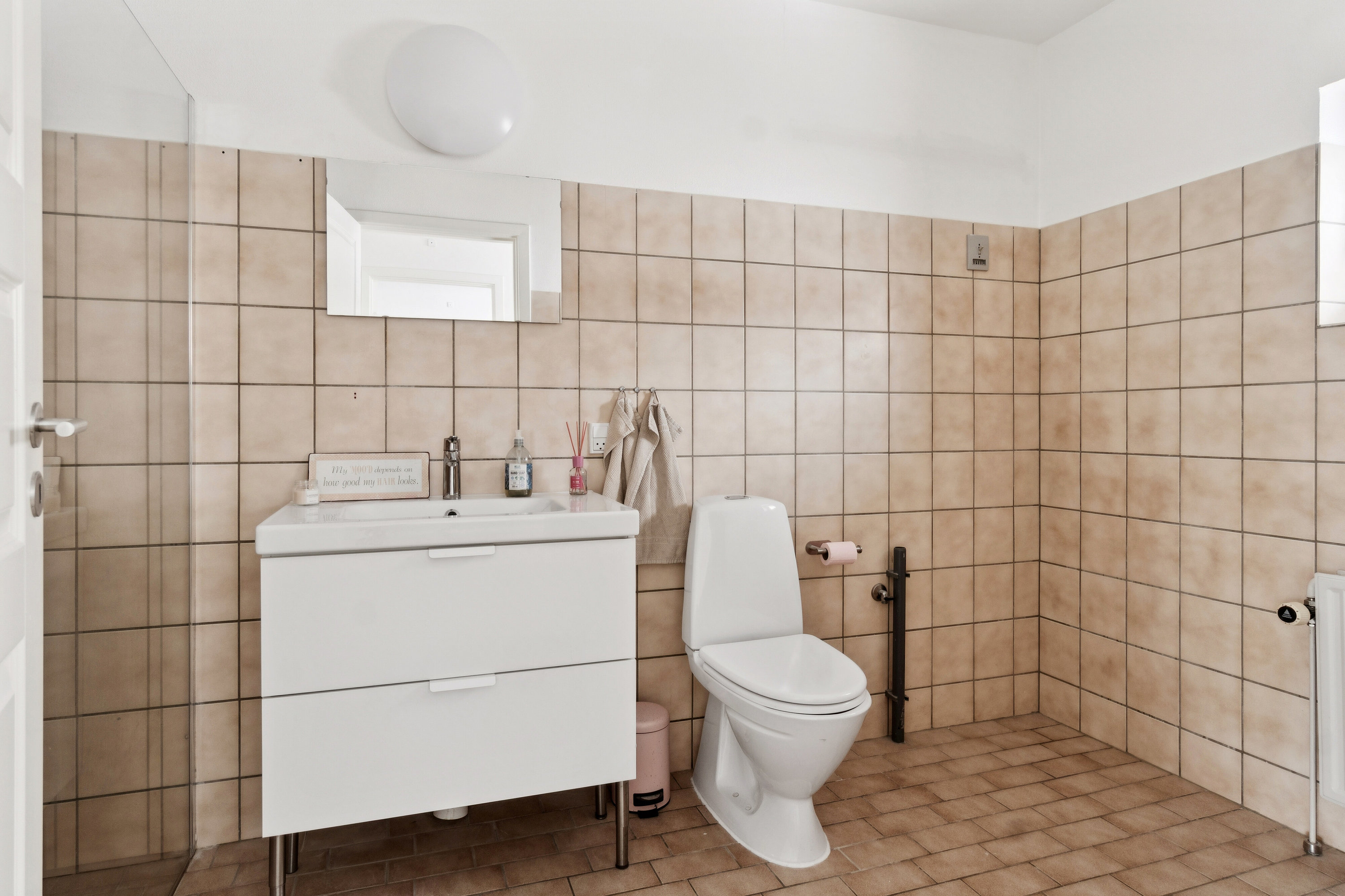 Fremhævet badeværelse billede i fuldskærmstilstand. Billede af Gørtlergade 12, 4200 Slagelse