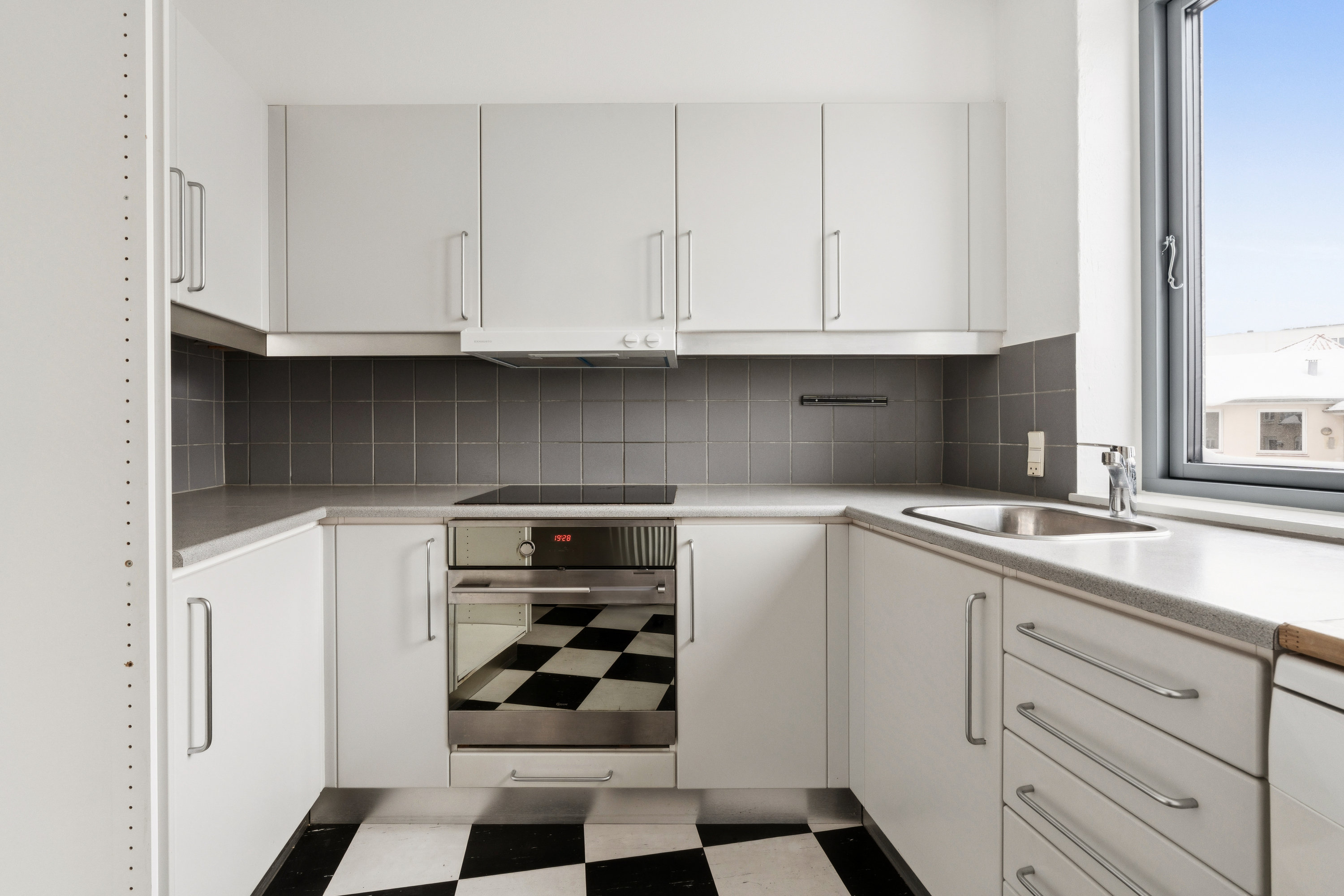 Fremhævet køkken billede i fuldskærmstilstand. Billede af Søndergade 7, 1. tv., 9000 Aalborg