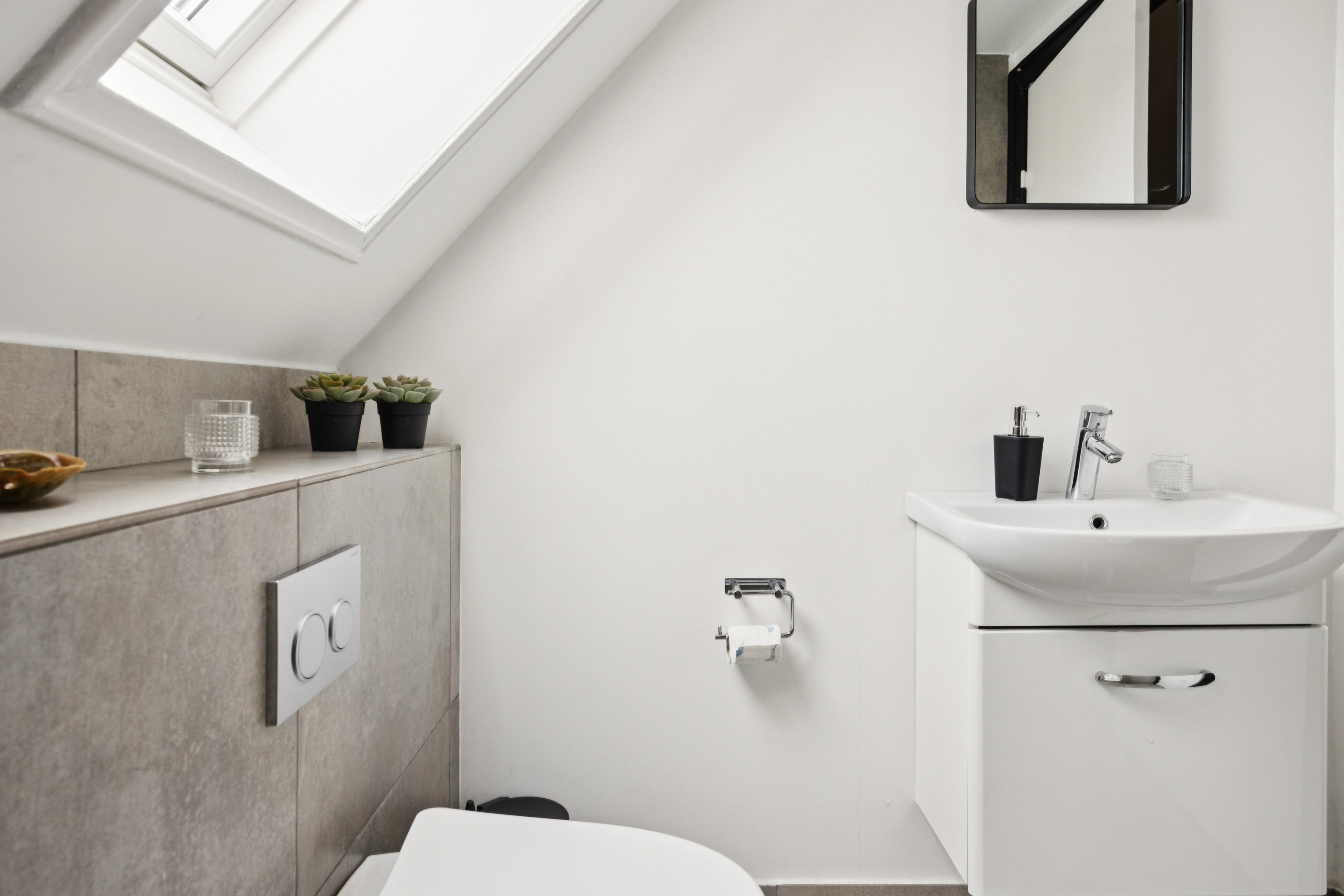 Fremhævet badeværelse billede i fuldskærmstilstand. Billede af Markvej 38, 9990 Skagen