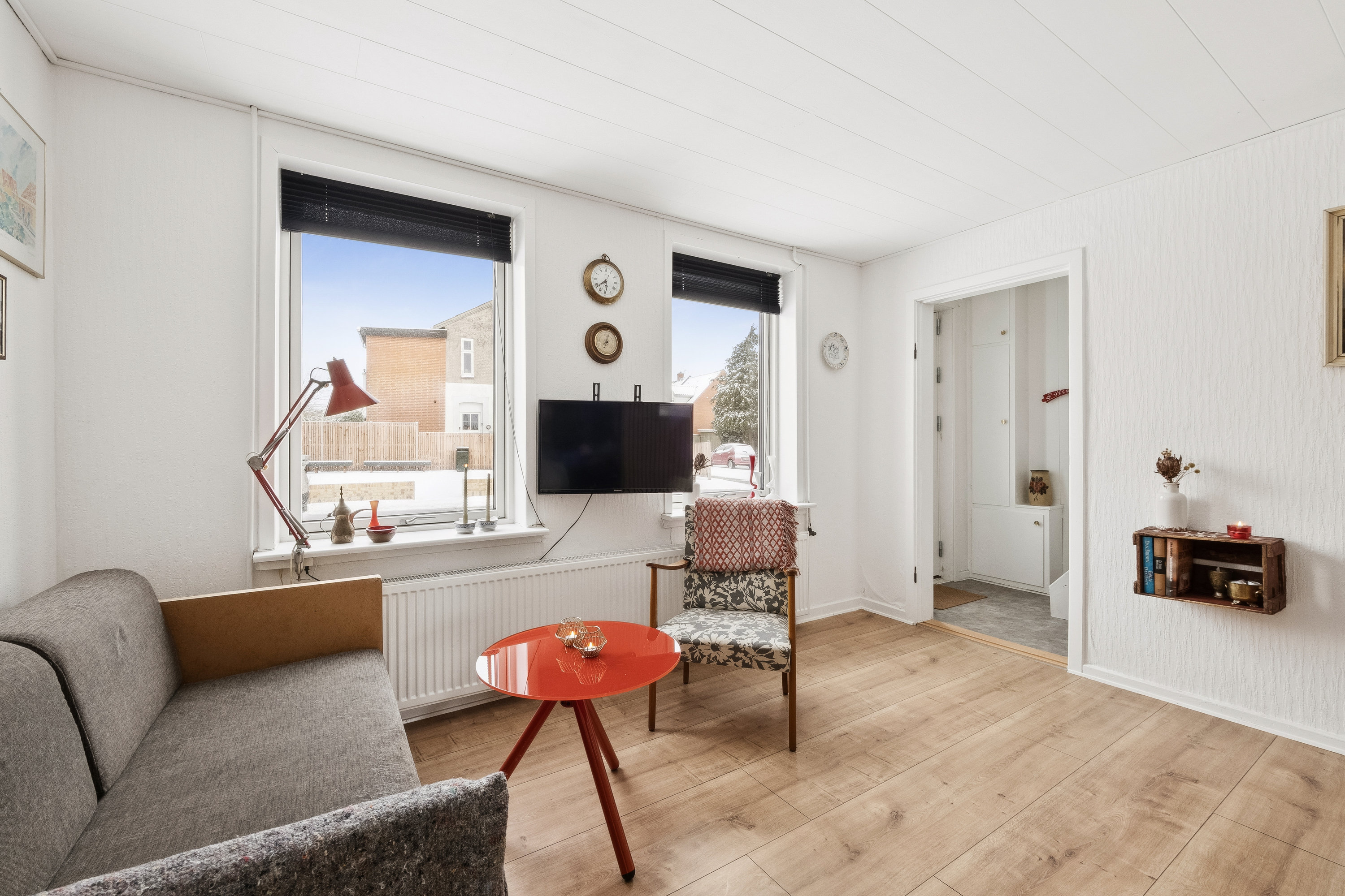 Fremhævet stue billede i fuldskærmstilstand. Billede af Gasværksvej 11, 7900 Nykøbing M