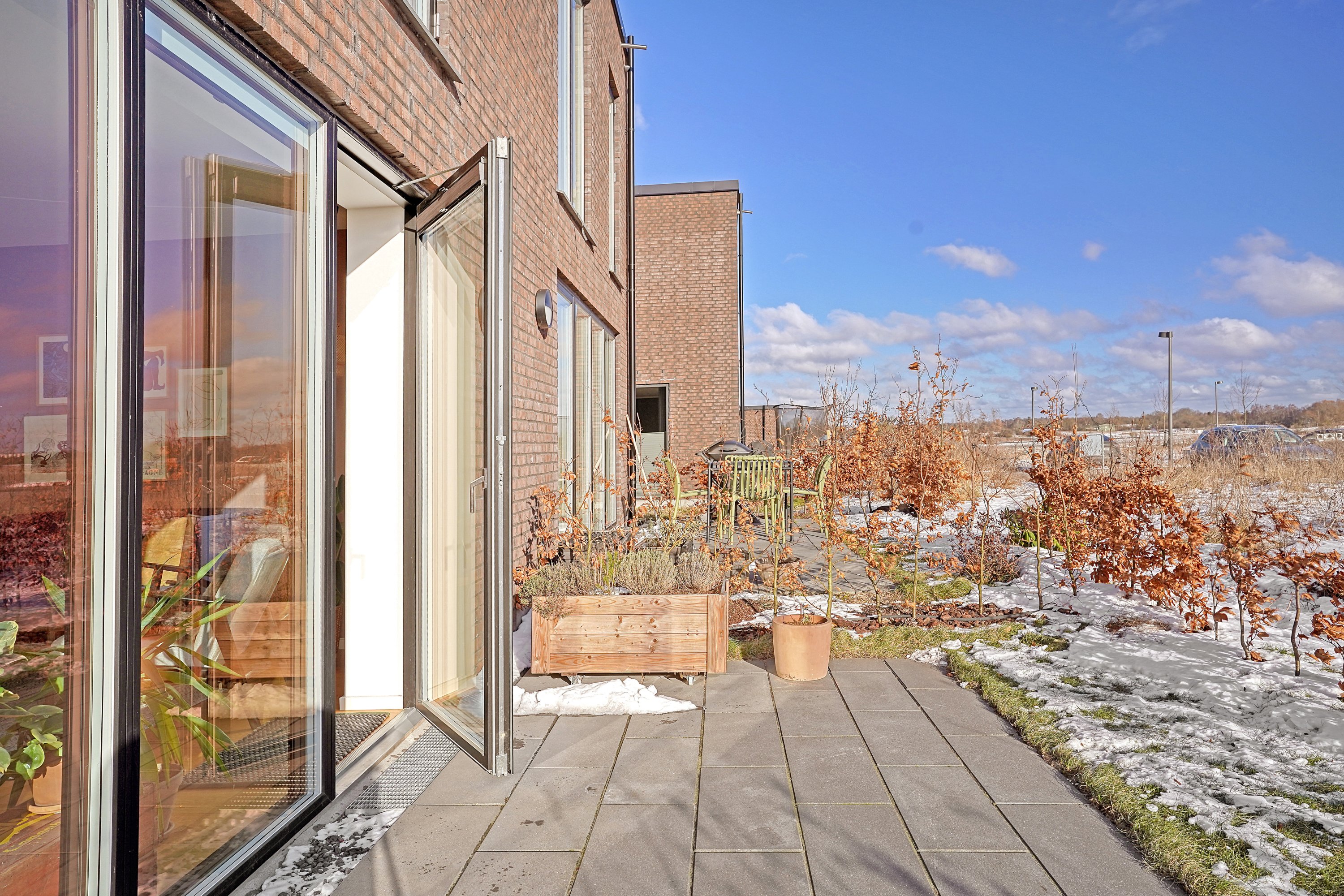 Fremhævet terrasse billede i fuldskærmstilstand. Billede af Bringegårdene 34, Jonstrup, 3500 Værløse