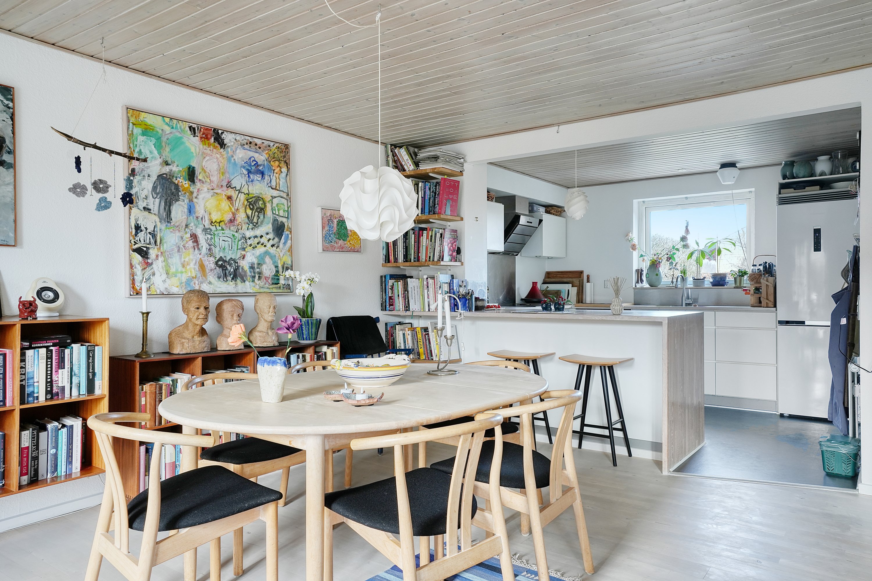 Fremhævet spisestue billede i fuldskærmstilstand. Billede af Hasselhøj 212, 2990 Nivå