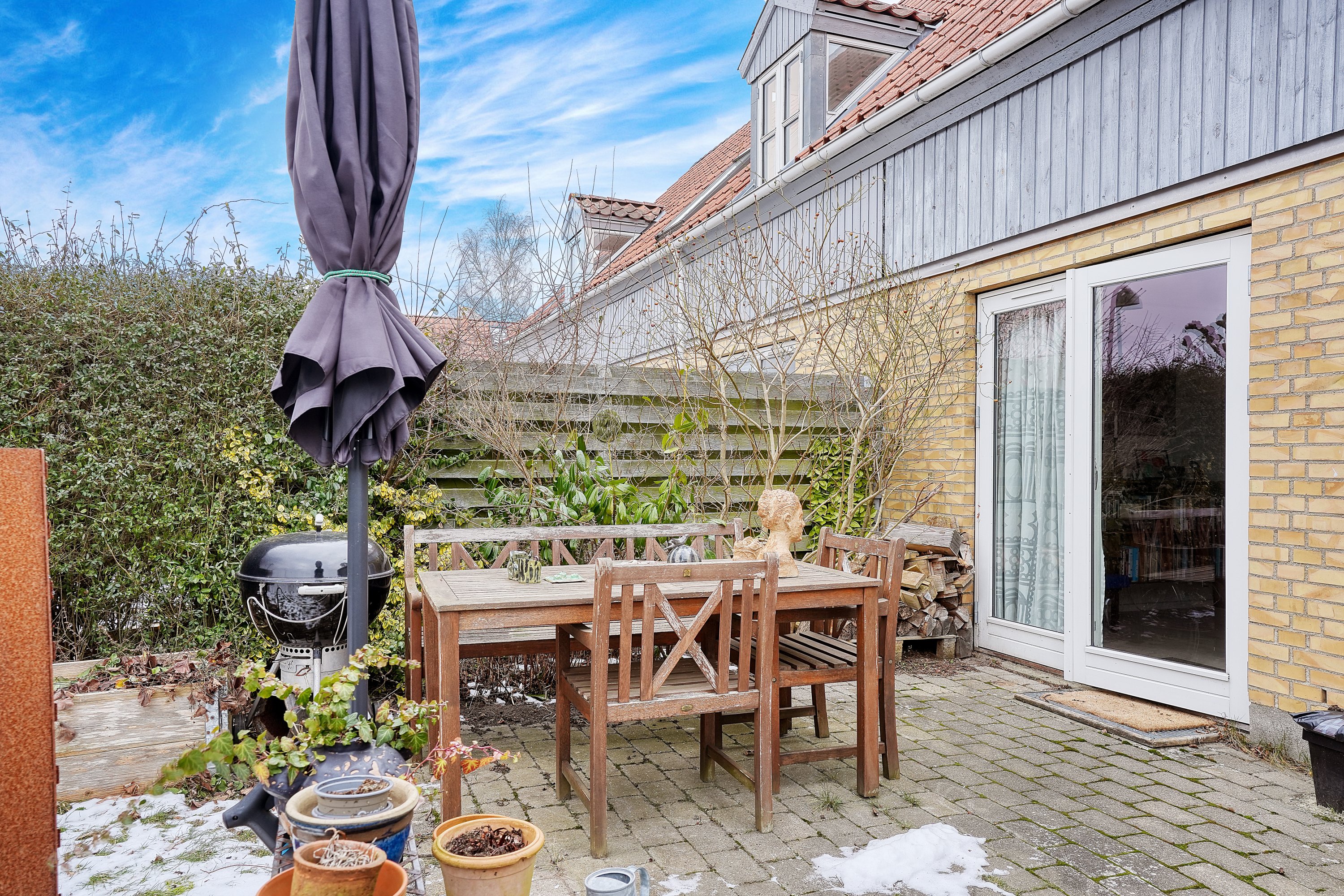 Fremhævet terrasse billede i fuldskærmstilstand. Billede af Hasselhøj 212, 2990 Nivå