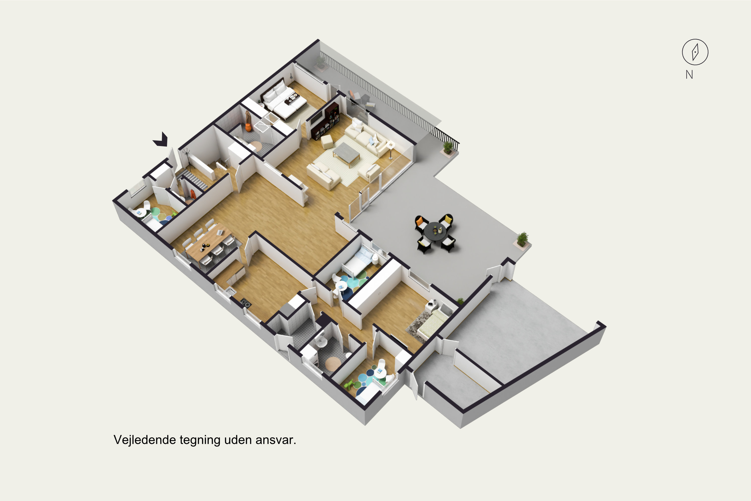 Plantegninger billede af Samsøvej 4, 7000 Fredericia